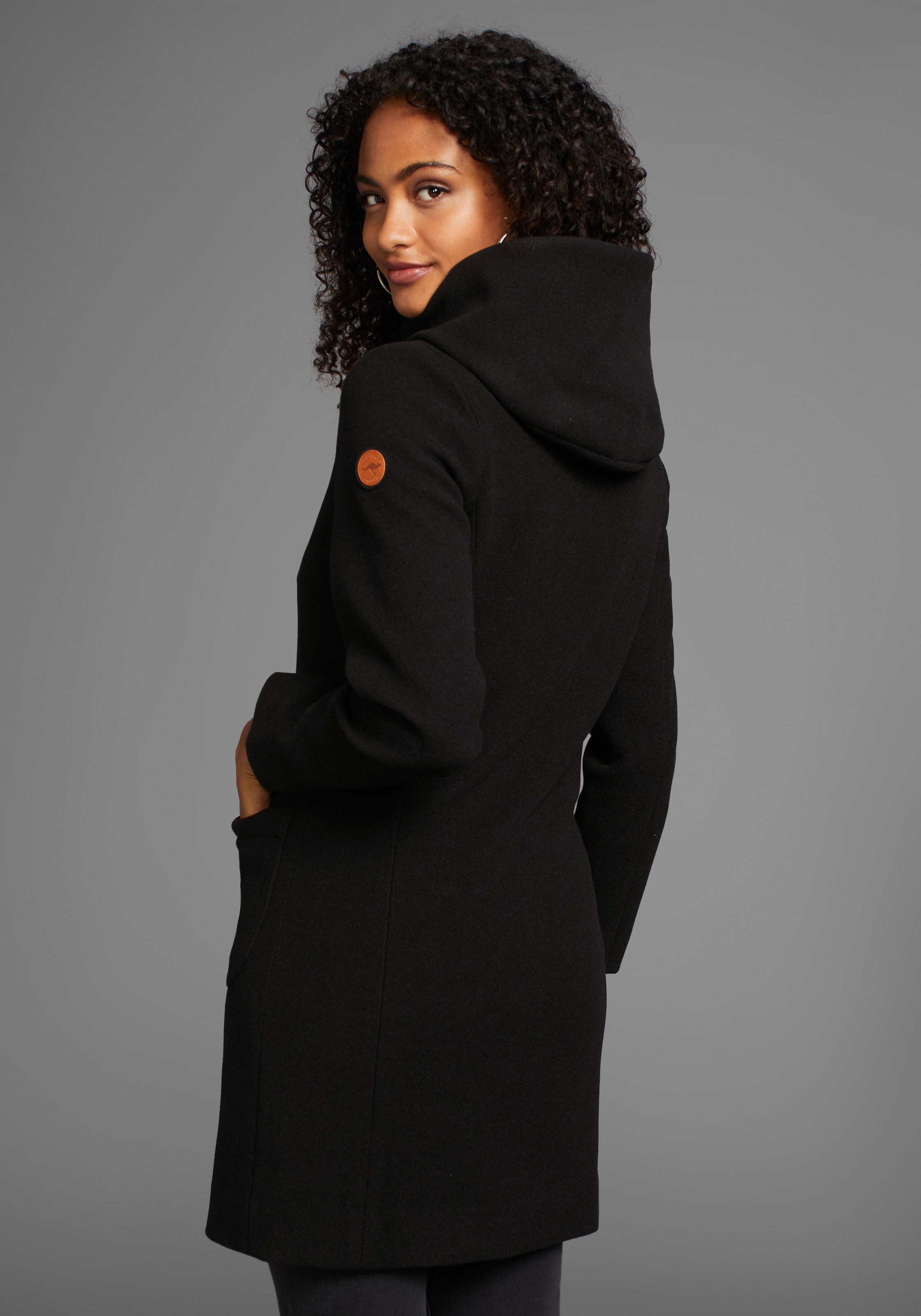 KangaROOS Kurzmantel mit großer Kapuze ideal für den Übergang günstig online kaufen