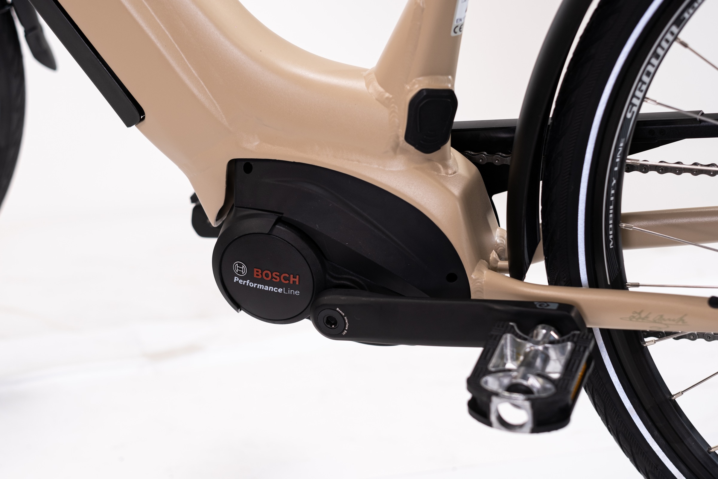 PUCH »PUCH C5.3 NEXUS / BOSCH 500 Wh 28" beige 7-Gänge« 7 Gang Shimano Nexus Schaltwerk Nabenschaltung Mittelmotor 250 W BOSCH PERFORMANCE LINE 36 V/250 W, Mittelmotor