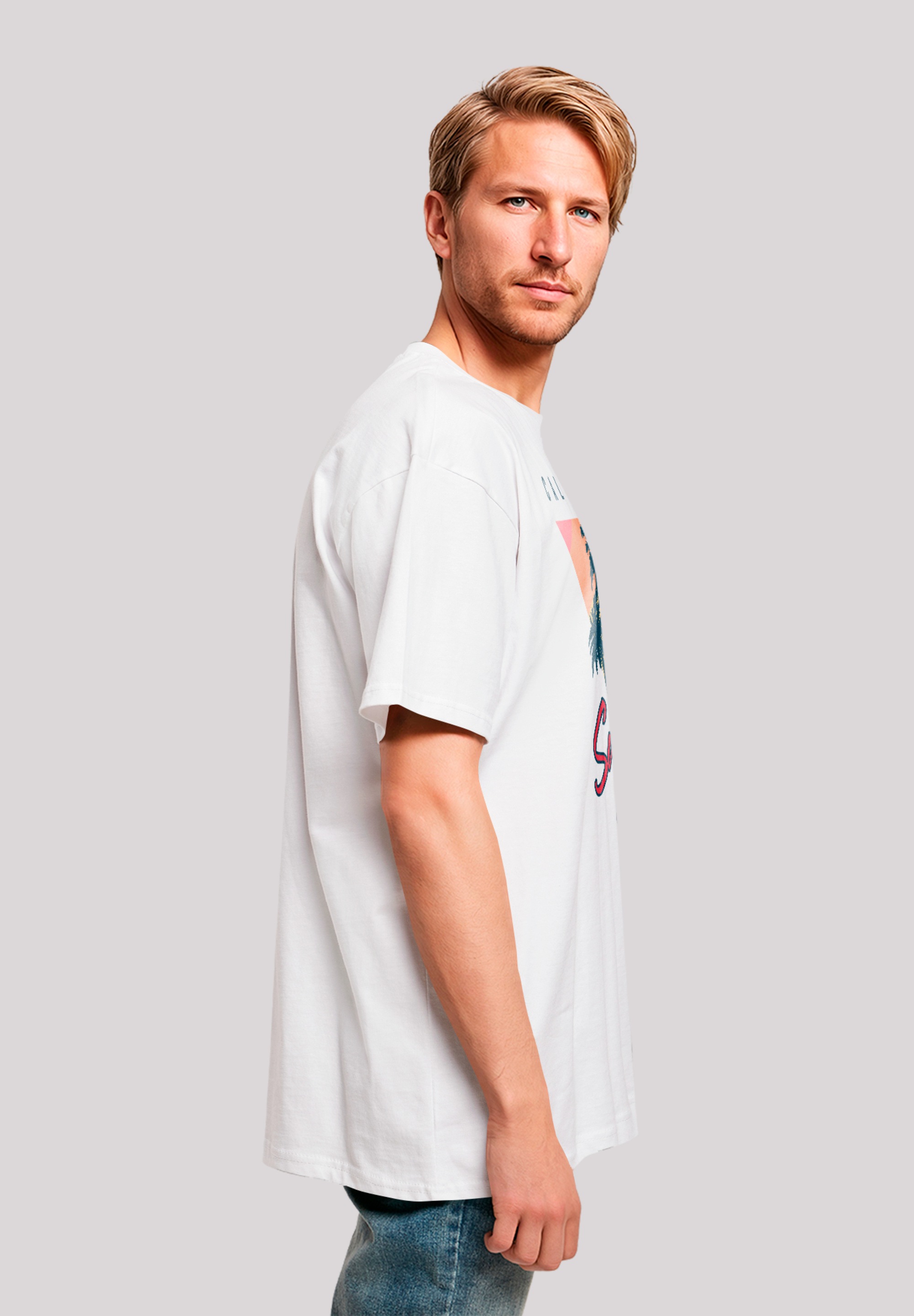 F4NT4STIC T-Shirt »California Palmen Retro«, Premium Qualität