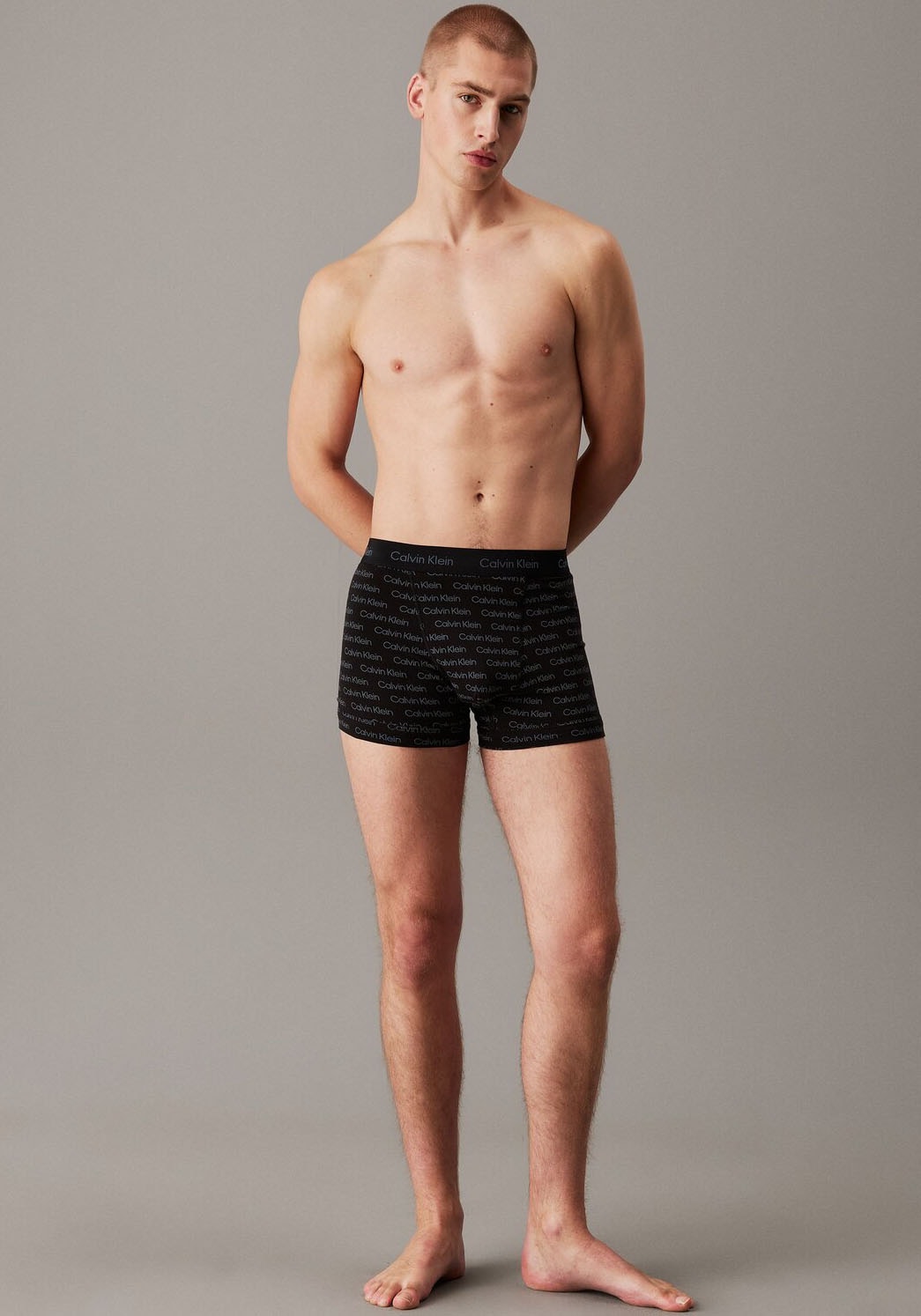 Calvin Klein Underwear Trunk »CK TRUNK 3PK«, (Packung, 3 St., 3er-Pack), mit Logoschriftzug am Wäschebund