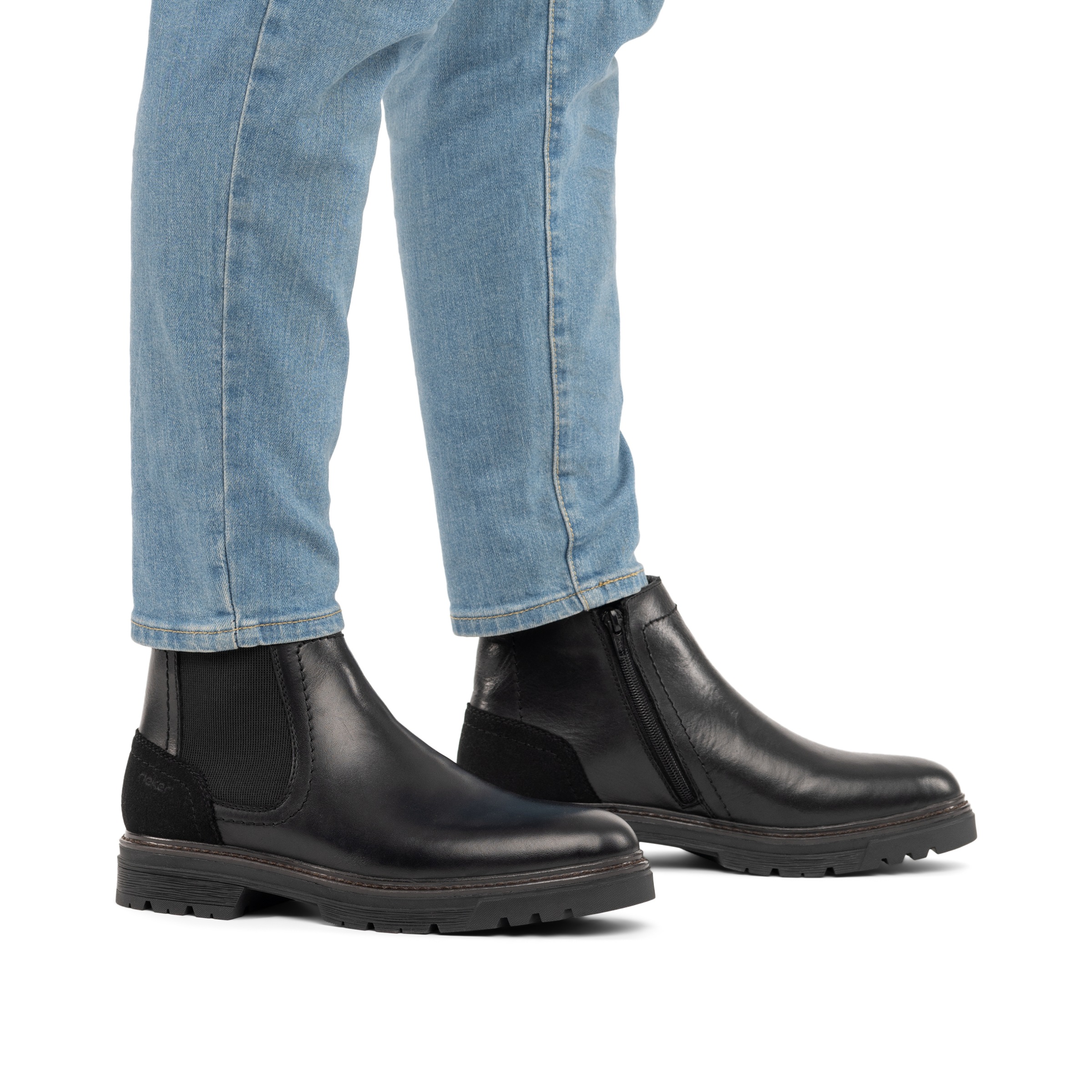 Rieker Chelseaboots  Stiefelette, Casual-Boots mit Stretcheinsatz