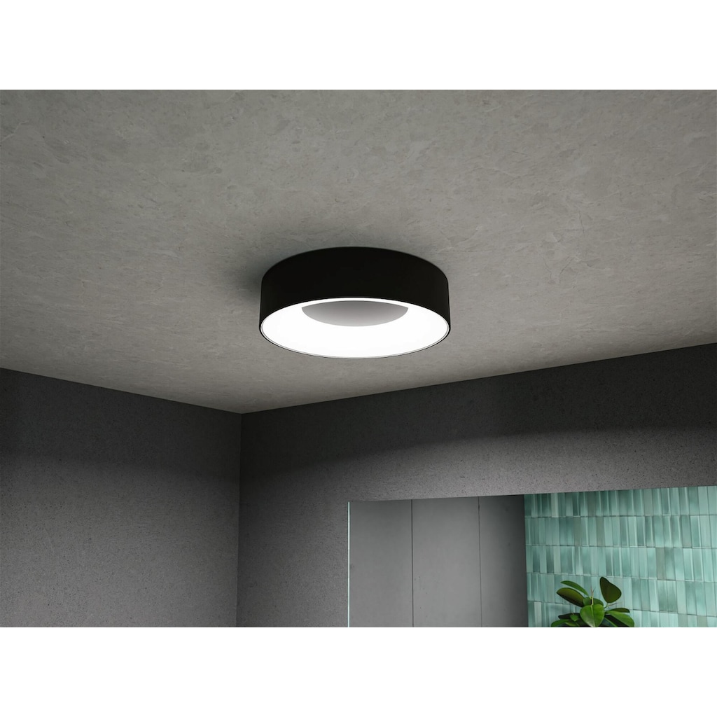 Paulmann LED Deckenleuchte »Selection Bathroom Casca IP44 1x16W Schwarz 230V Metall/Kunststoff«, 1 flammig-flammig