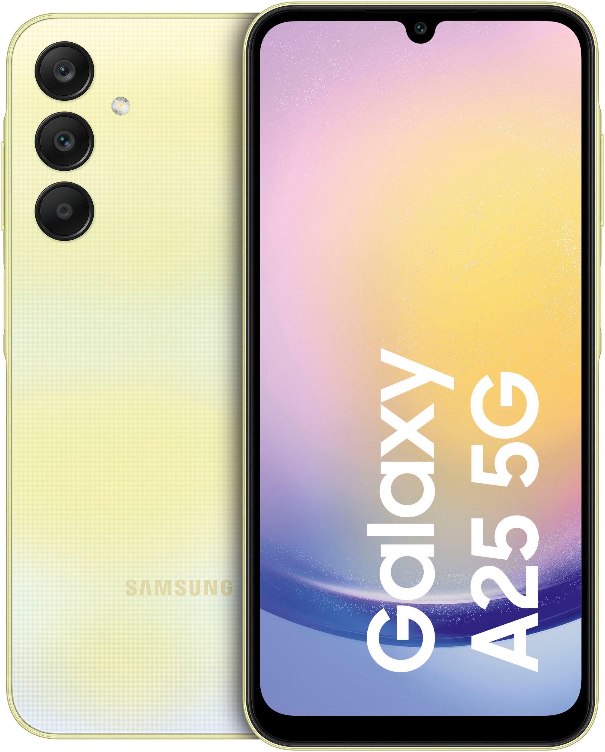 Smartphone »Galaxy A25 5G«, yellow, 16,42 cm/6,5 Zoll, 128 GB Speicherplatz, 50 MP Kamera