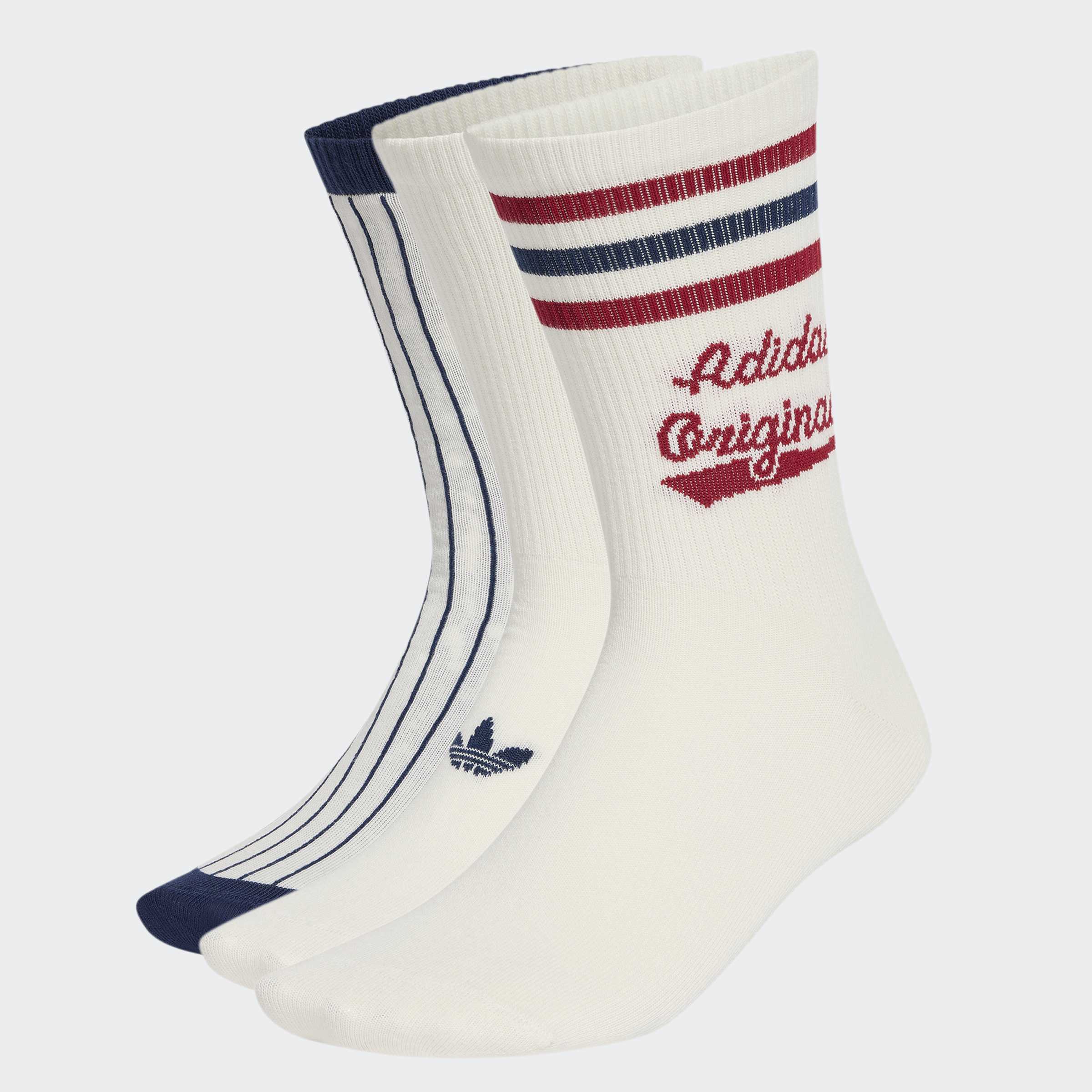 adidas Originals Sportsocken "RETRO SPORT CREW 2-ER PACK" 3 Paar tlg.