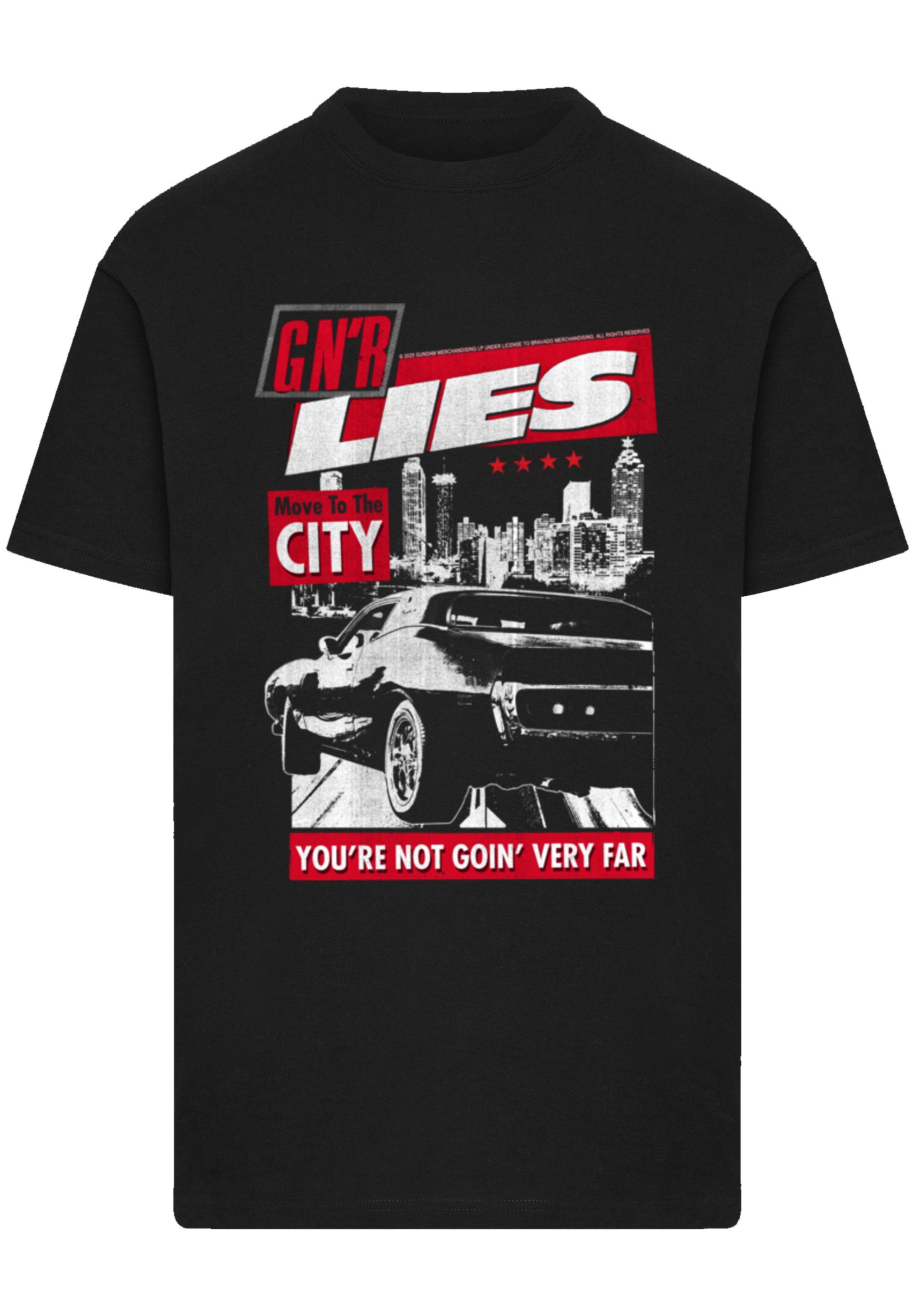 F4NT4STIC T-Shirt "Guns N Roses Lies City Rock Music" Premium Qualität günstig online kaufen