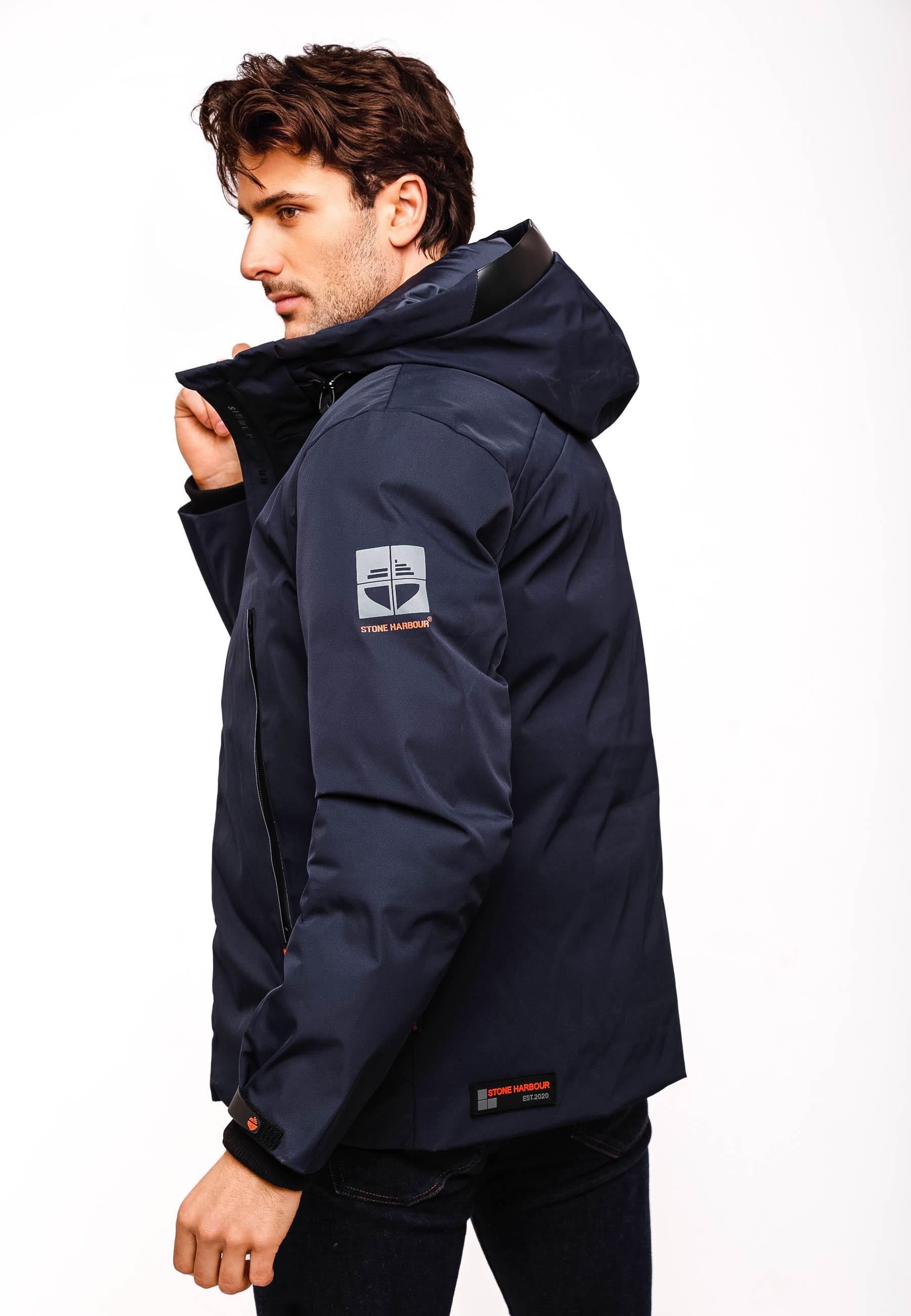 Stone Harbour Outdoorjacke »Moagaa«, mit Kapuze, Sportliche, wasserdichte Winterjacke mit Kapuze