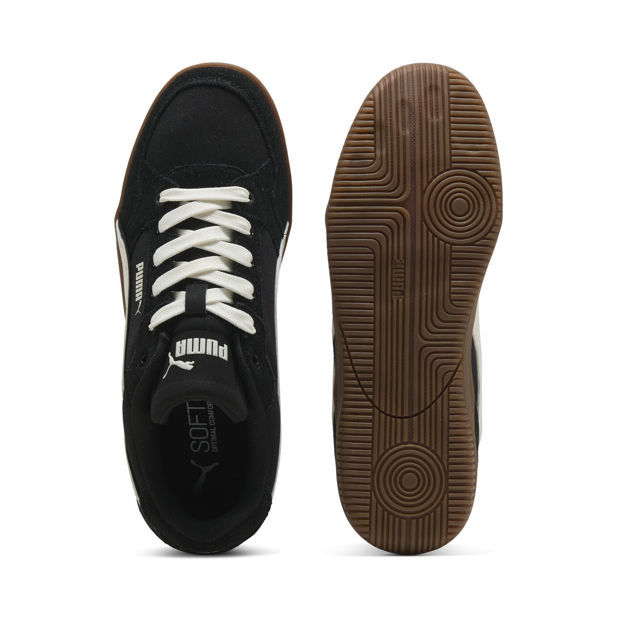 Puma K-Moda Sneaker Black Warm White Gum Beige 42 3