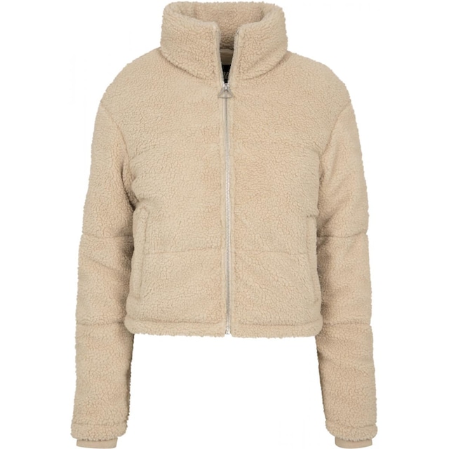 URBAN CLASSICS Winterjacke »Damen Ladies Boxy Sherpa Puffer Jacket«, (1 St.),  ohne Kapuze online bestellen | BAUR