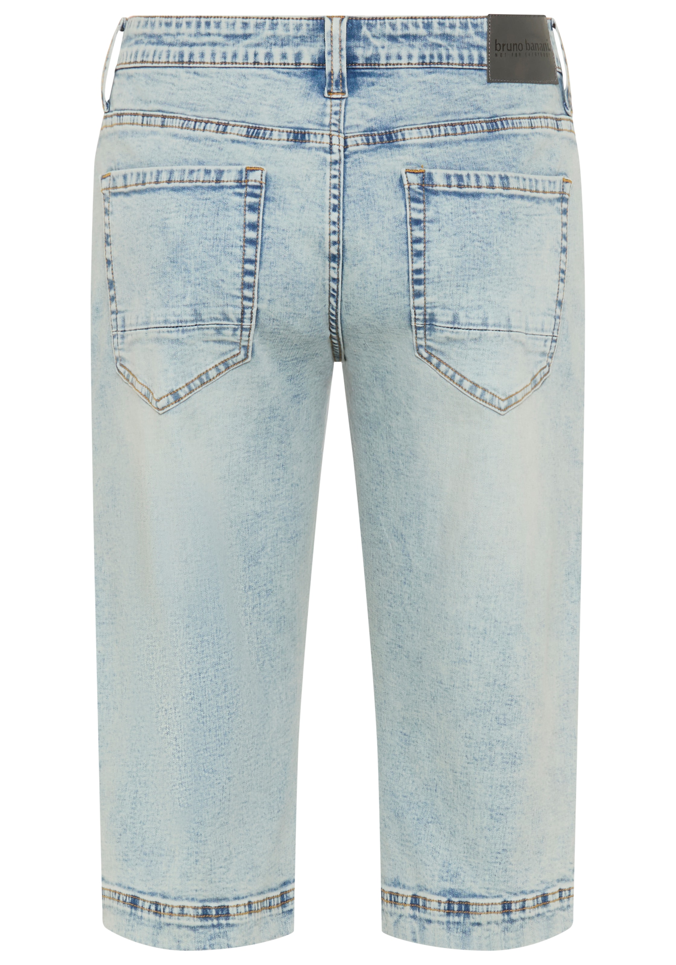Bruno Banani Jeansbermudas »Hutch-Bermuda« Straight-Fit, normale Leibhöhe, aus elastischem Denim-Material