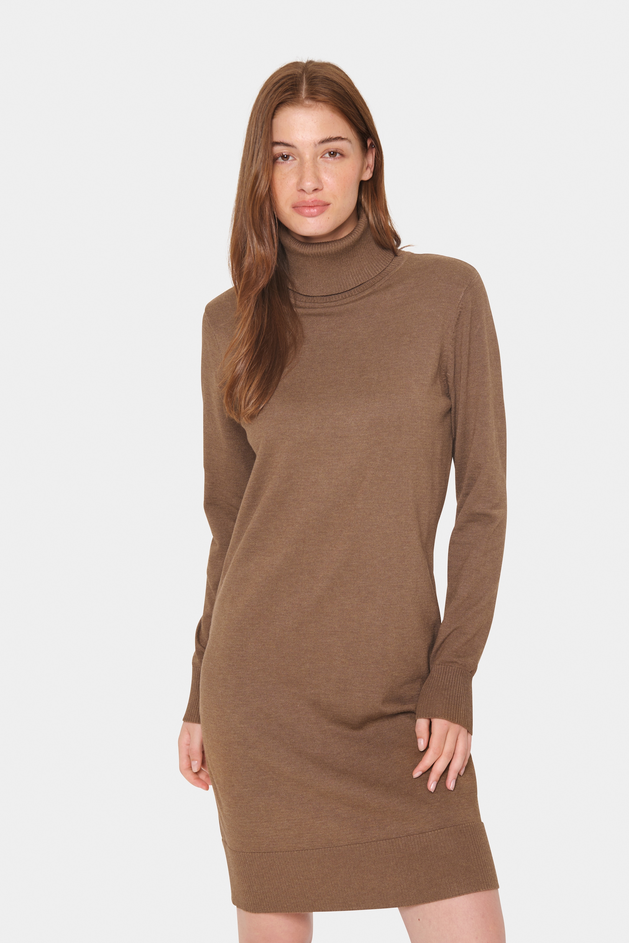 Saint Tropez Strickkleid "U6801, MilaSZ Rollneck Dress" Regular fit, Viskos günstig online kaufen