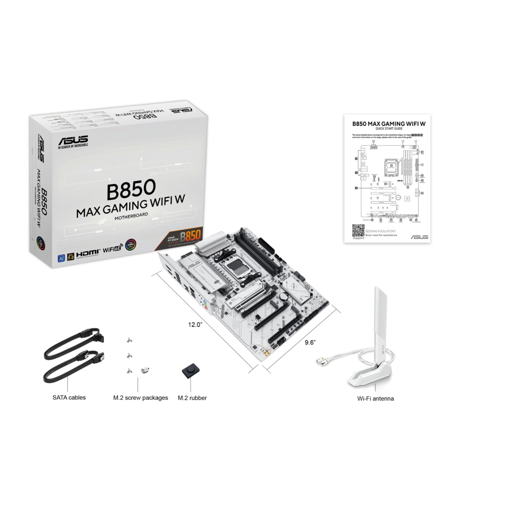 Asus Mainboard »B850 MAX GAMING WIFI W«