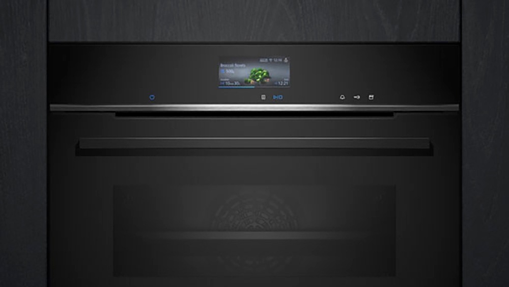 SIEMENS Dampfbackofen iQ700 "HS736G3B1" mit Teleskopauszug nachrüstbar mit günstig online kaufen