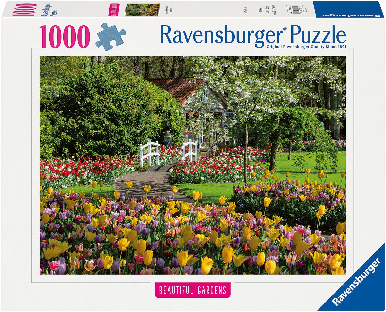 Puzzle »Beautiful Gardens, Keukenhof Gardens, Netherlands«, Made in Germany; FSC® -...