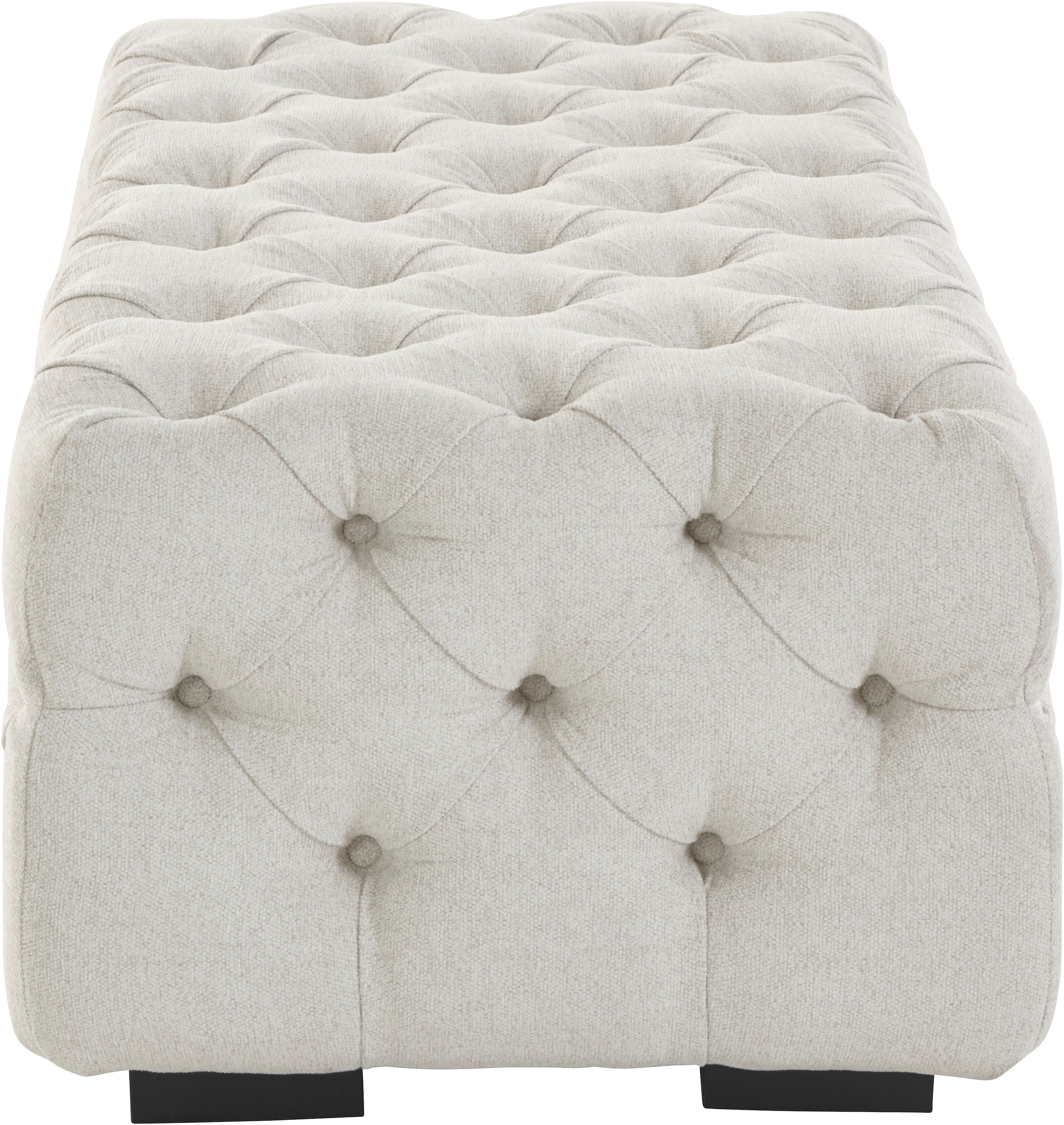 Guido Maria Kretschmer Home&Living Polsterhocker »Kalina«, mit klassischer Chesterfield-Knopfheftung