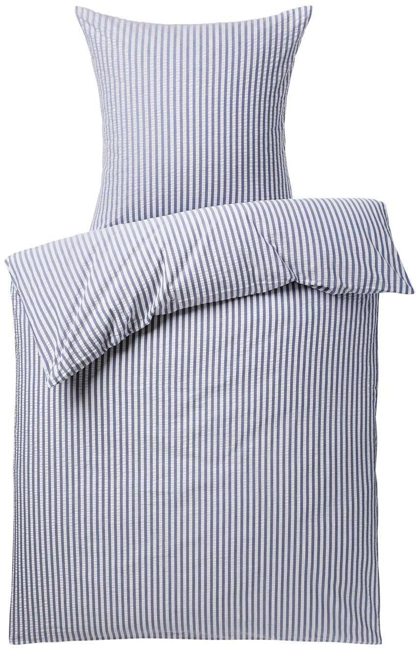 Thumbnail - fleuresse Bettwäsche "Rio" 2 Stk. Feine buntgewebte Seersucker-Bettwäsche mit Reißverschluss