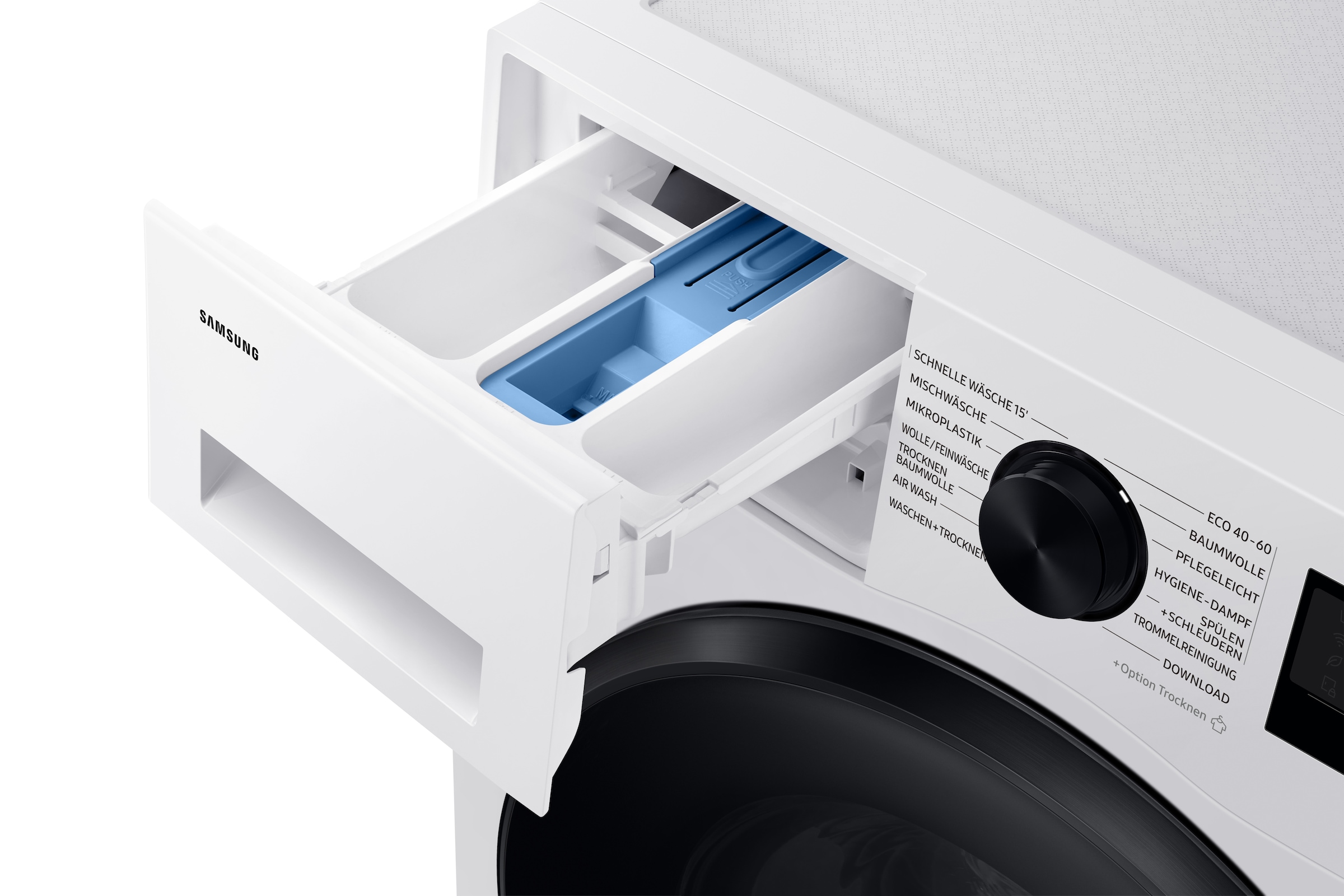 Samsung Waschtrockner »WD9EDG5B15BE«, WD7400D, Hygiene Dampfprogramm