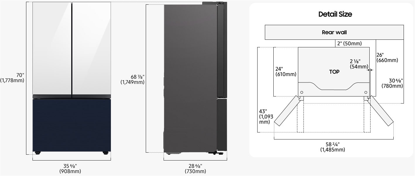 Samsung French Door »RF24BB620ES9EF«