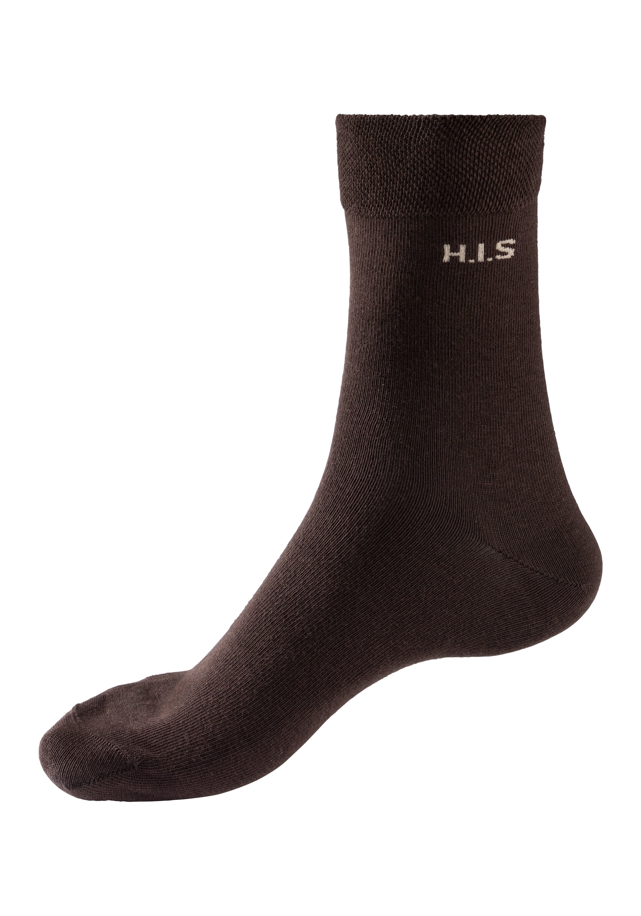 H.I.S Socken, (Packung, 4 Paar), mit druckfreiem Bündchen