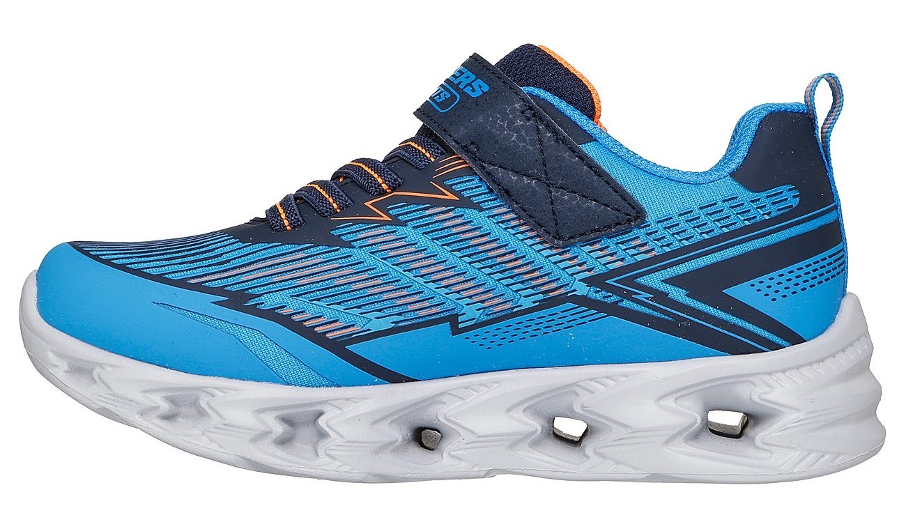 Skechers Sneaker »VORTEX 2.0«, Klettschuh mit Blinkfunktion, Größenschablone zum Download
