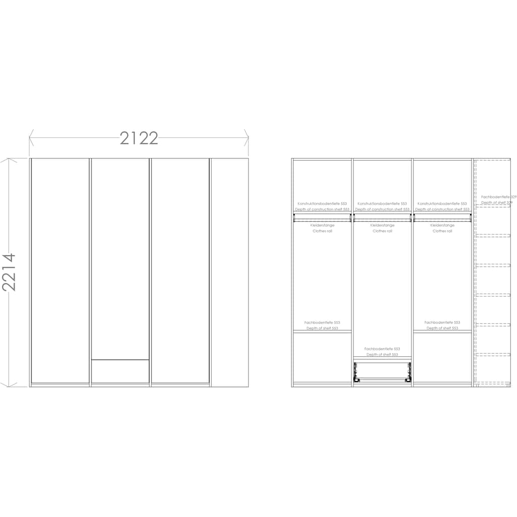 Müller SMALL LIVING Kleiderschrank »Modular Plus Variante 3«