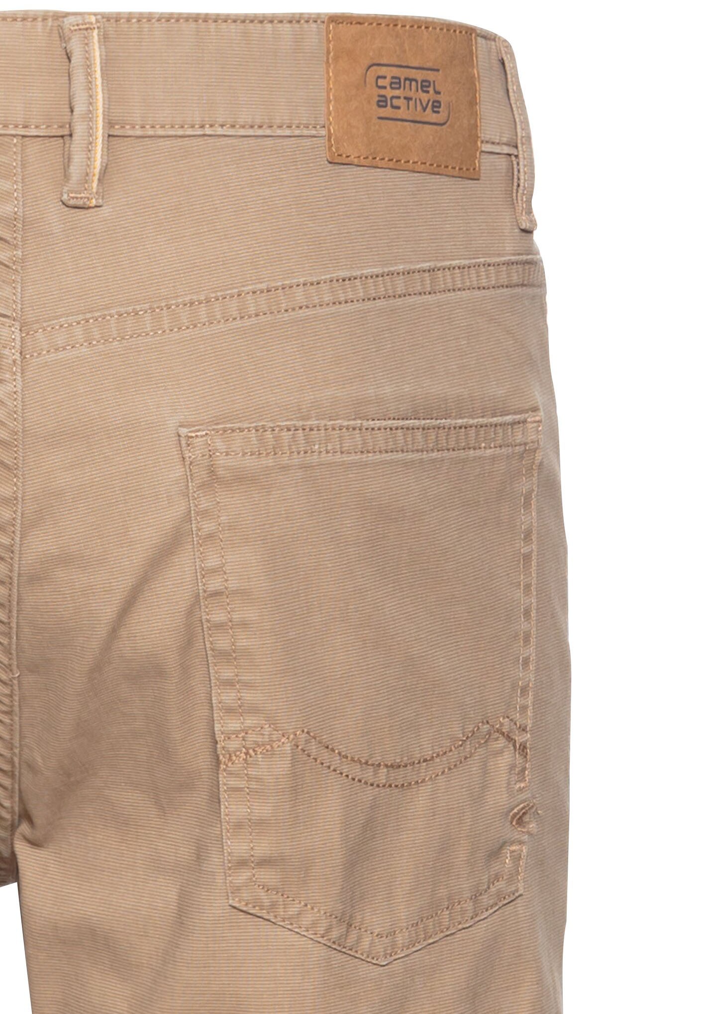 camel active 5-Pocket-Jeans, mit Ledermarkenlabel