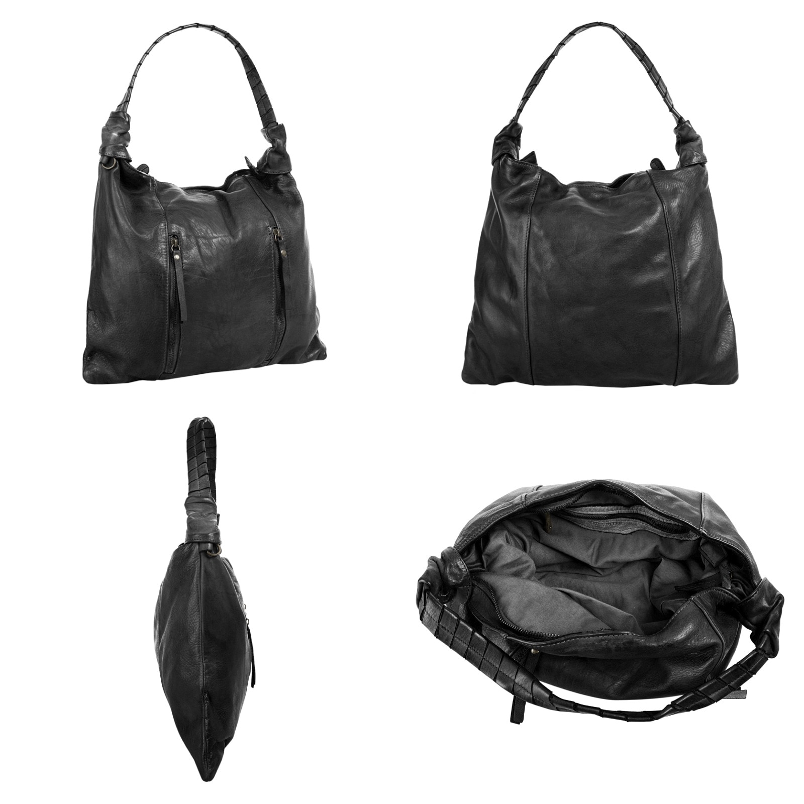 Samantha Look Shopper, echt Leder, Made in Italy