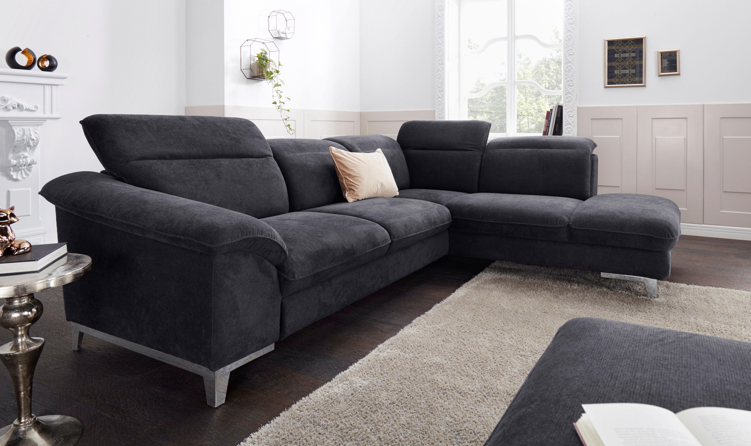 COTTA Polstergarnitur "Teresa L-Form", (Set), Set bestehend aus: Ecksofa mi günstig online kaufen