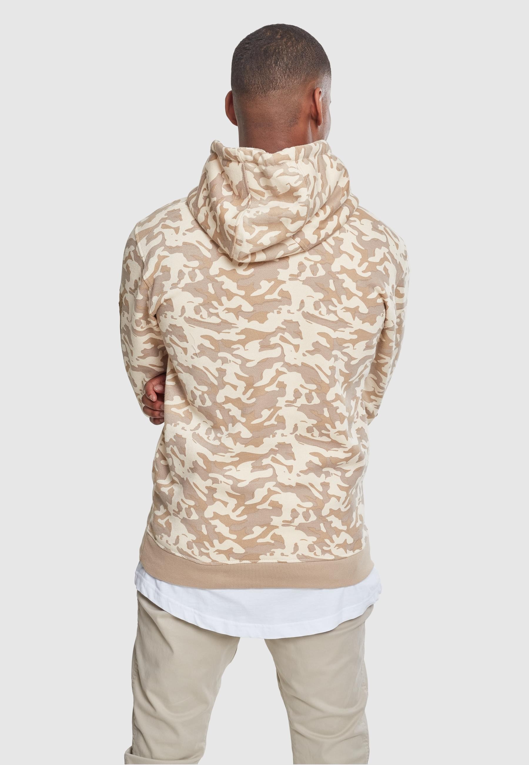 URBAN CLASSICS Sweatshirt »Urban Classics Herren Sweat Camo Bomber Hoody«, (1 tlg.)