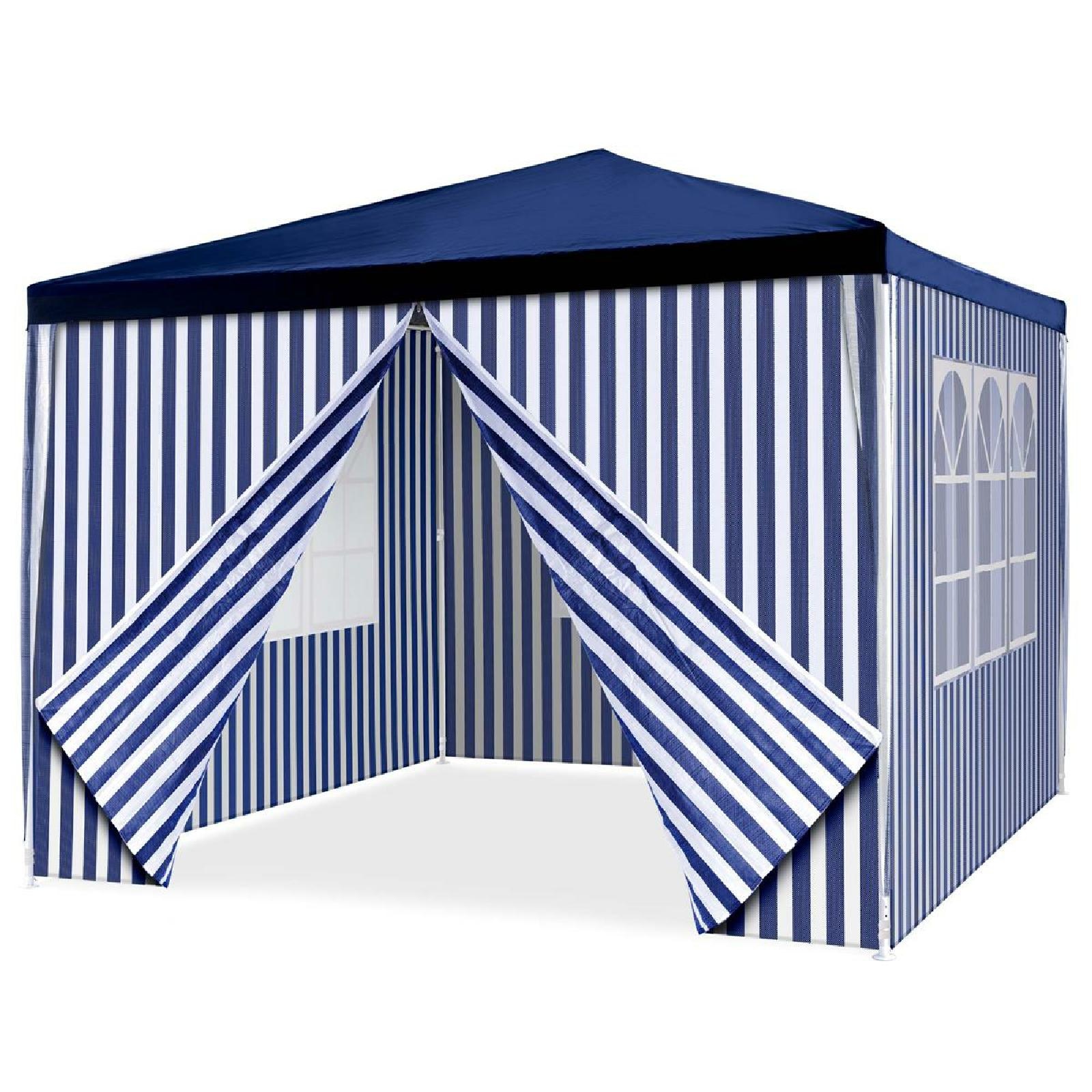 VCM Pavillon »Pavillion PE blau, 3 x 3 m inkl. 4 Seitenteilen«