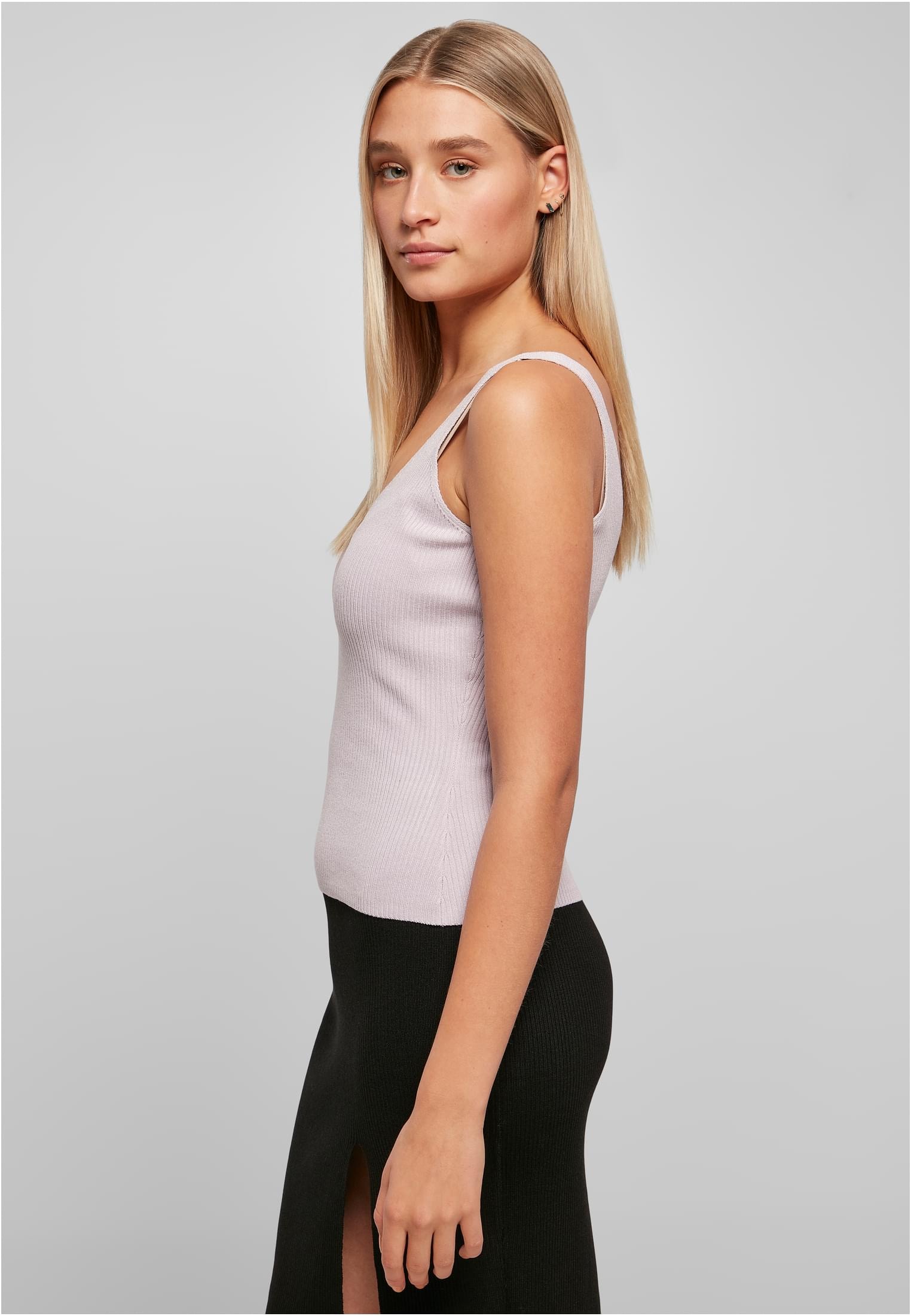 URBAN CLASSICS T-Shirt »Damen Ladies Rib Knit Top«, (1 tlg.) online  bestellen | BAUR