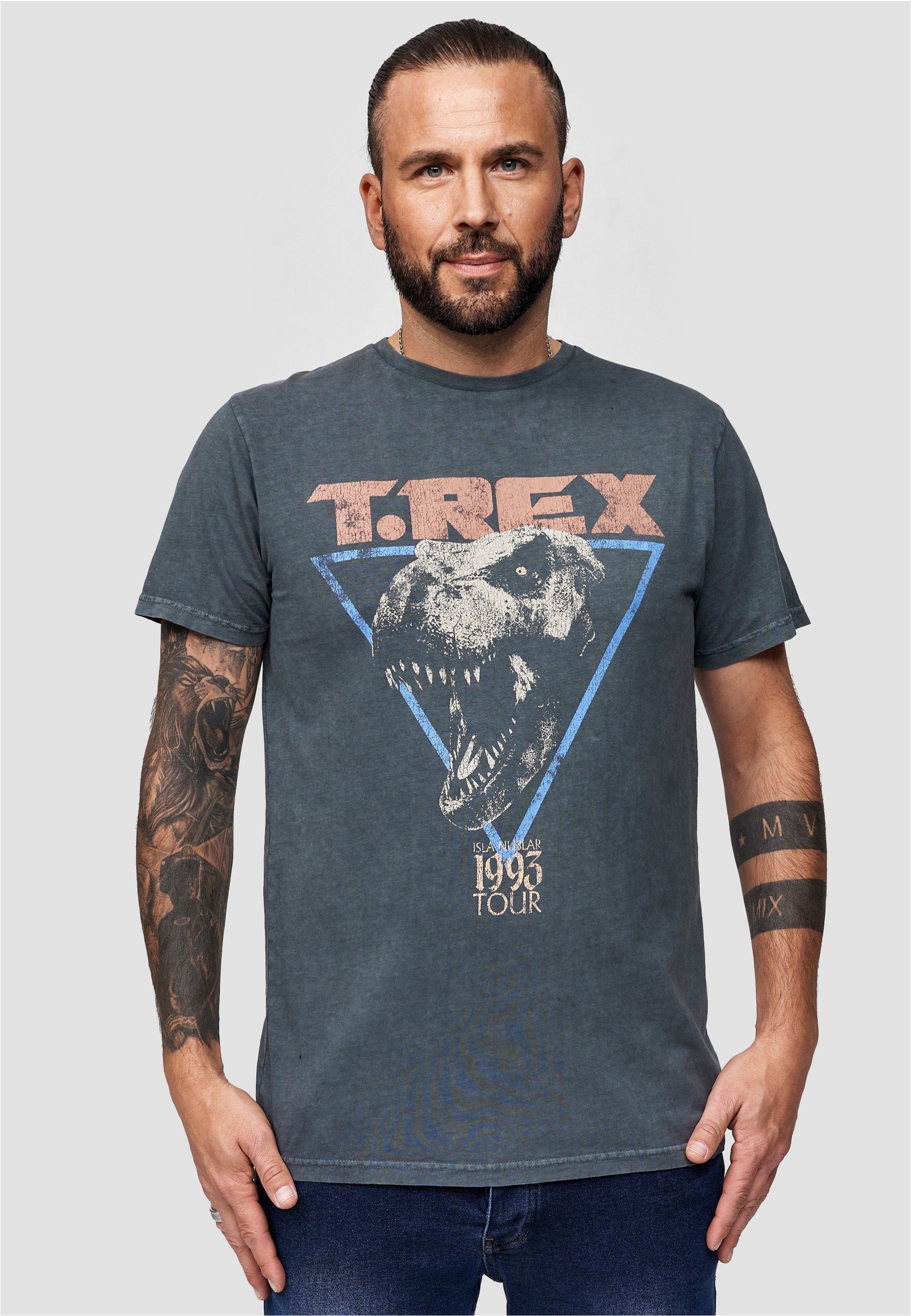 Recovered T-Shirt "Jurassic Park T-Rex 1993", im zeitlosen Design günstig online kaufen