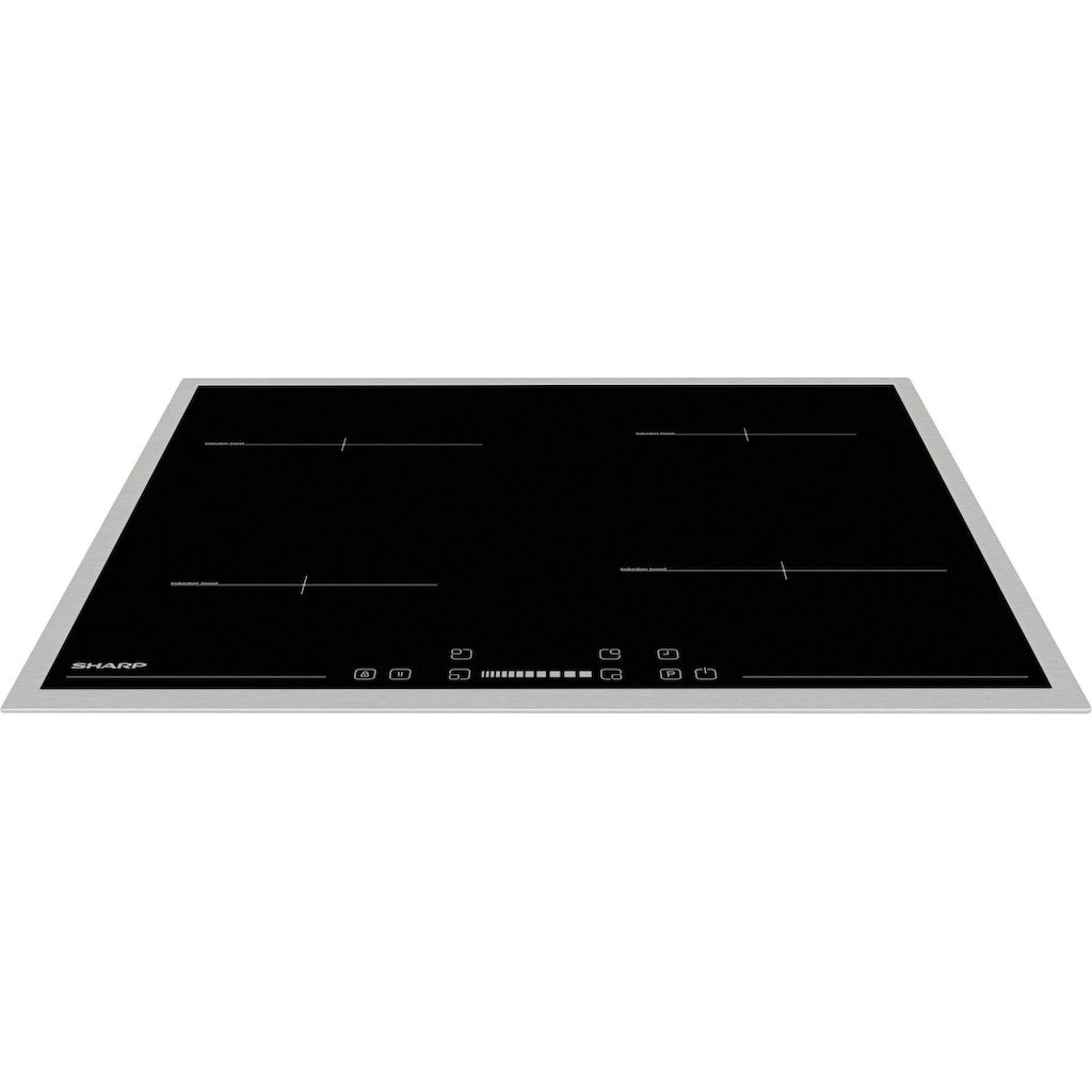 Sharp Backofen-Set »Powerset_Induktion Edelstahl«, K-60DX19IM0-EU, mit 1-fach-Teleskopauszug