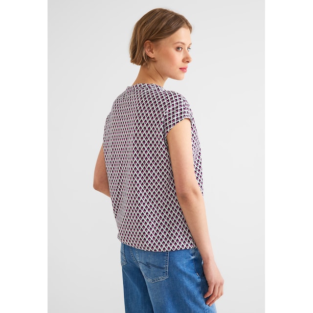 STREET ONE Print-Shirt, mit überschnittenen Schultern bestellen | BAUR