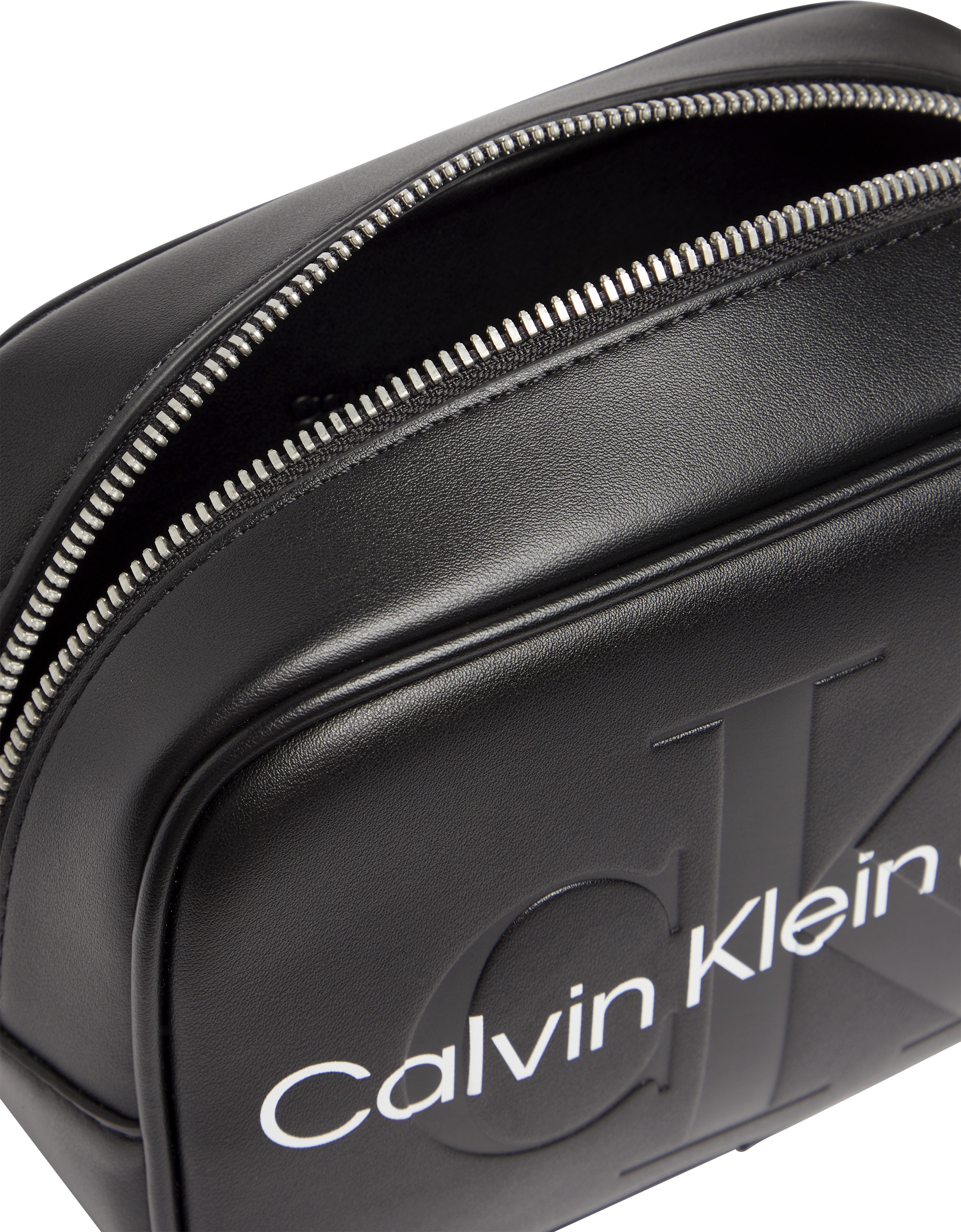Thumbnail - Calvin Klein Jeans Mini Bag "SCULPTED CAMERA BAG18 MONO" mit großflächigem Markenlogo vorne Handtasche Damen Tasche Dame...
