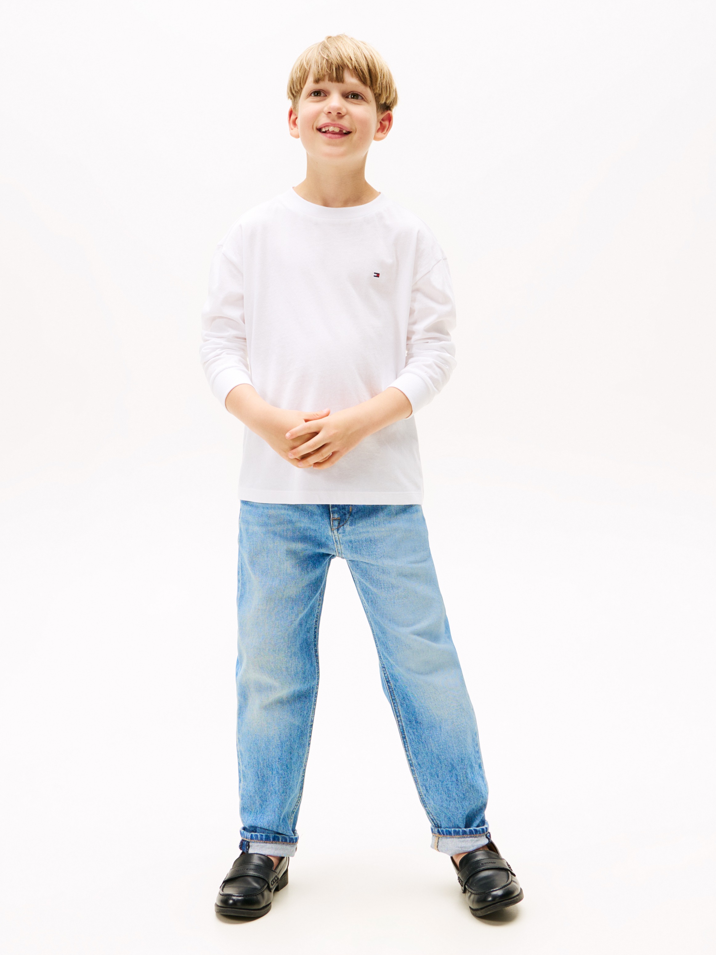 Thumbnail - Tommy Hilfiger Langarmshirt "ESSENTIAL T-SHIRT LS" für Kinder bis 16 Jahre, Markenlogo