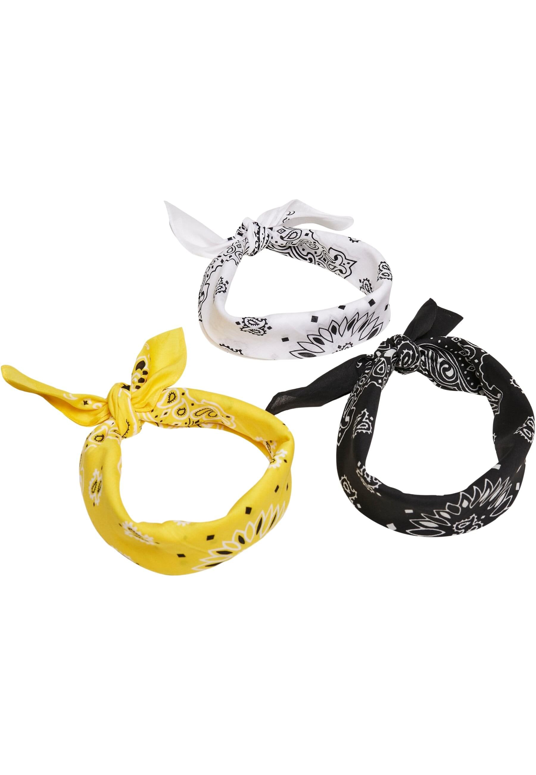 URBAN CLASSICS Bandana »Urban Classics Unisex Multicolor Bandana 3-Pack«