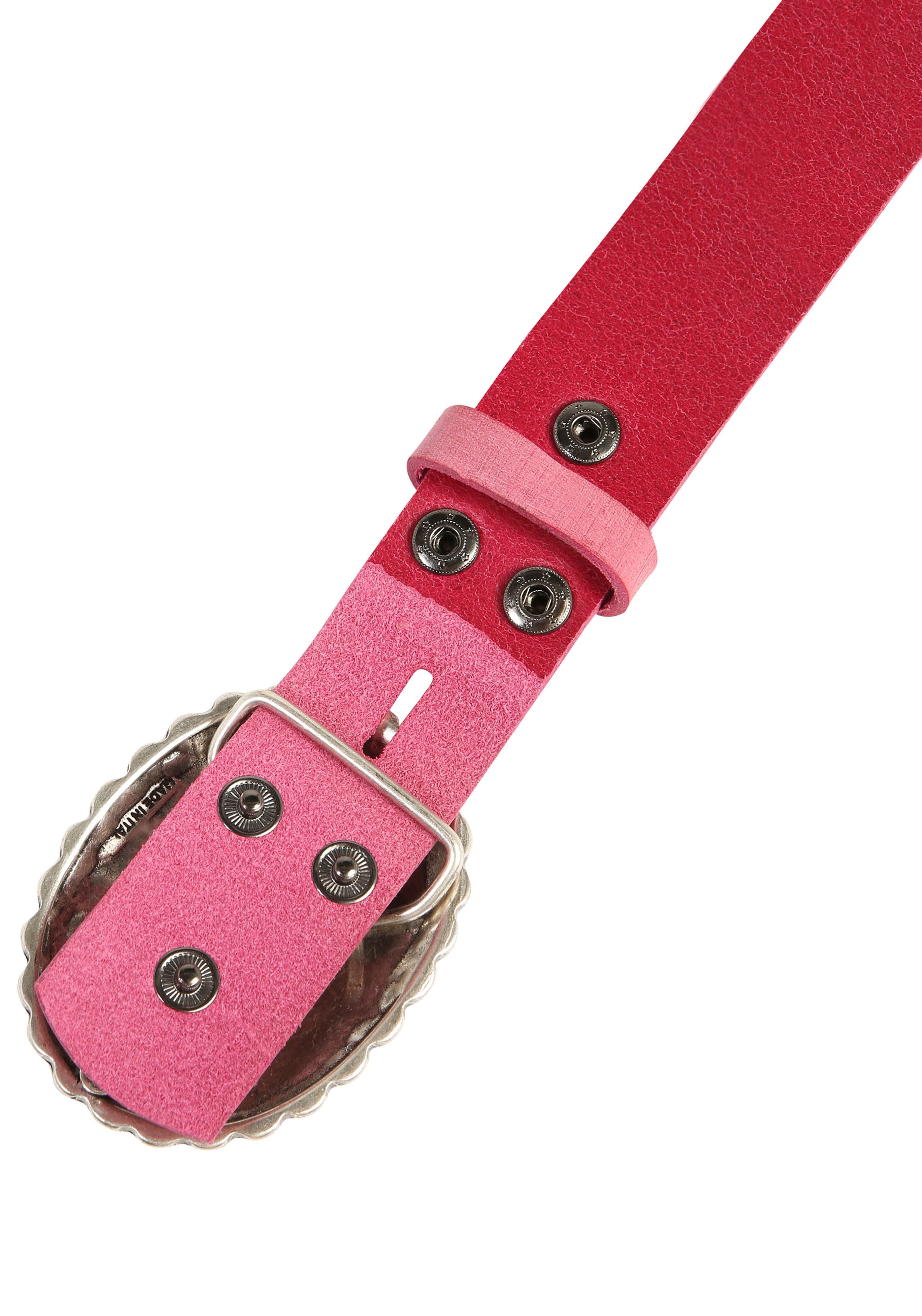 Thumbnail - Rettungsring Gürtel Ledergürtel mit austauschbarer Schließe "Mandala Silber"