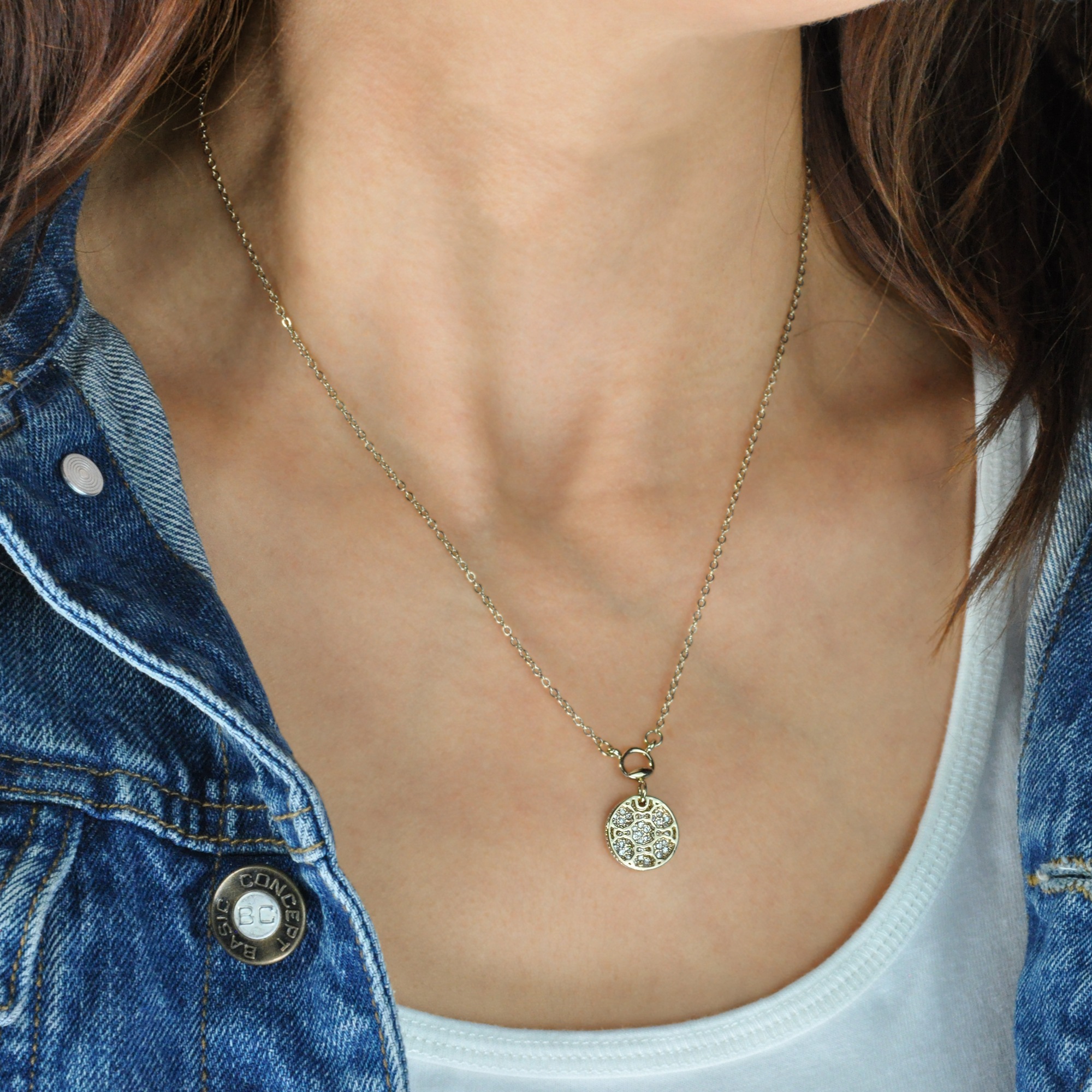 Steuer Kette mit Anhänger »Set Perlmuttcollier und Kette mit Anhänger«