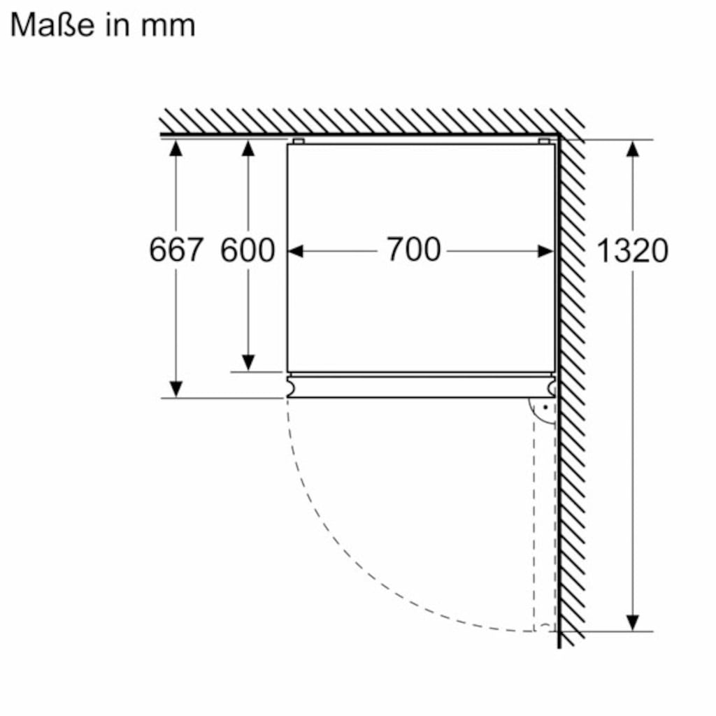 BOSCH Kühl-/Gefrierkombination »KGN497LDF«, KGN497LDF, 203 cm hoch, 70 cm breit