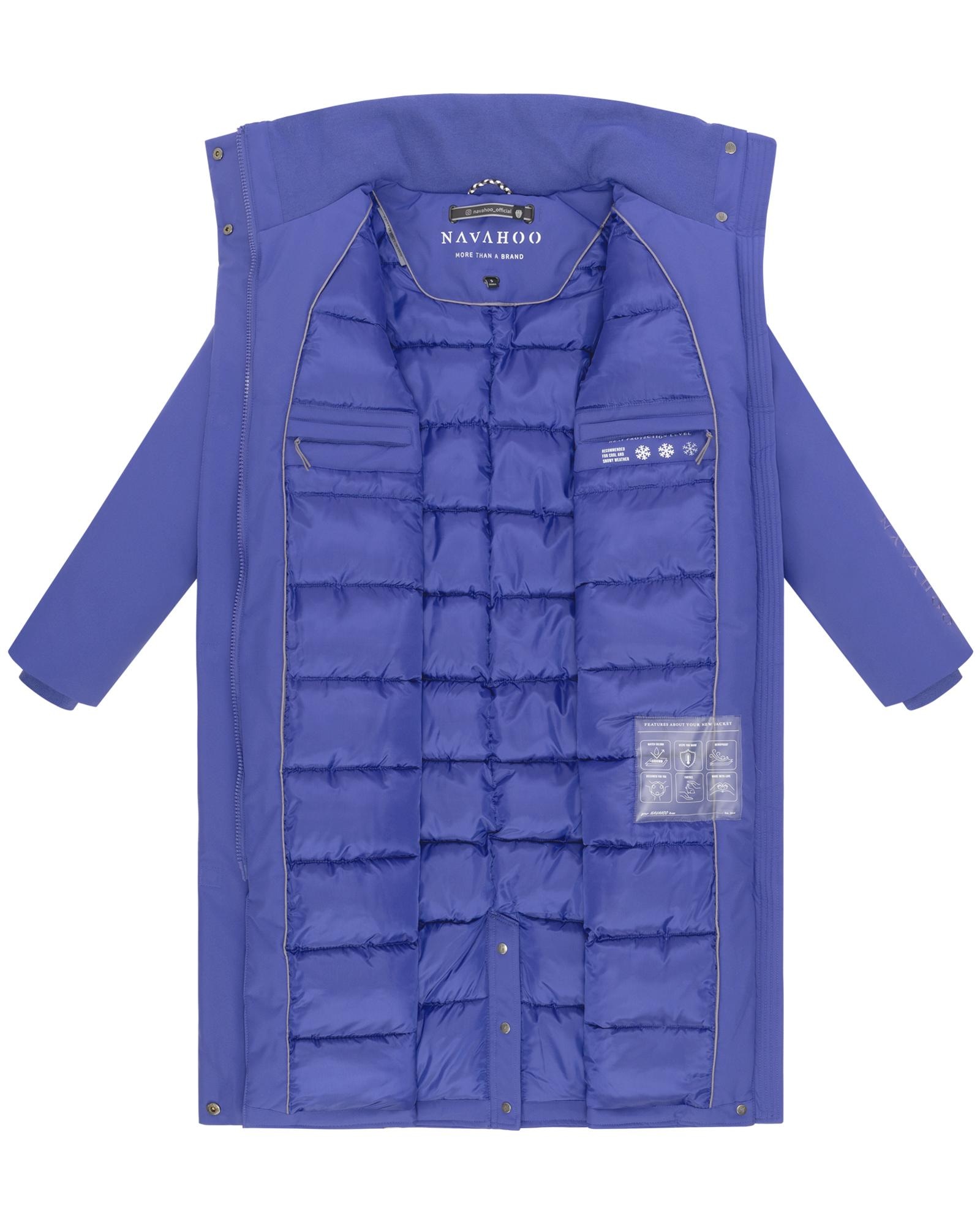 Navahoo Wintermantel »Traumblüte 14«, Warmer Parka mit Stehkragen
