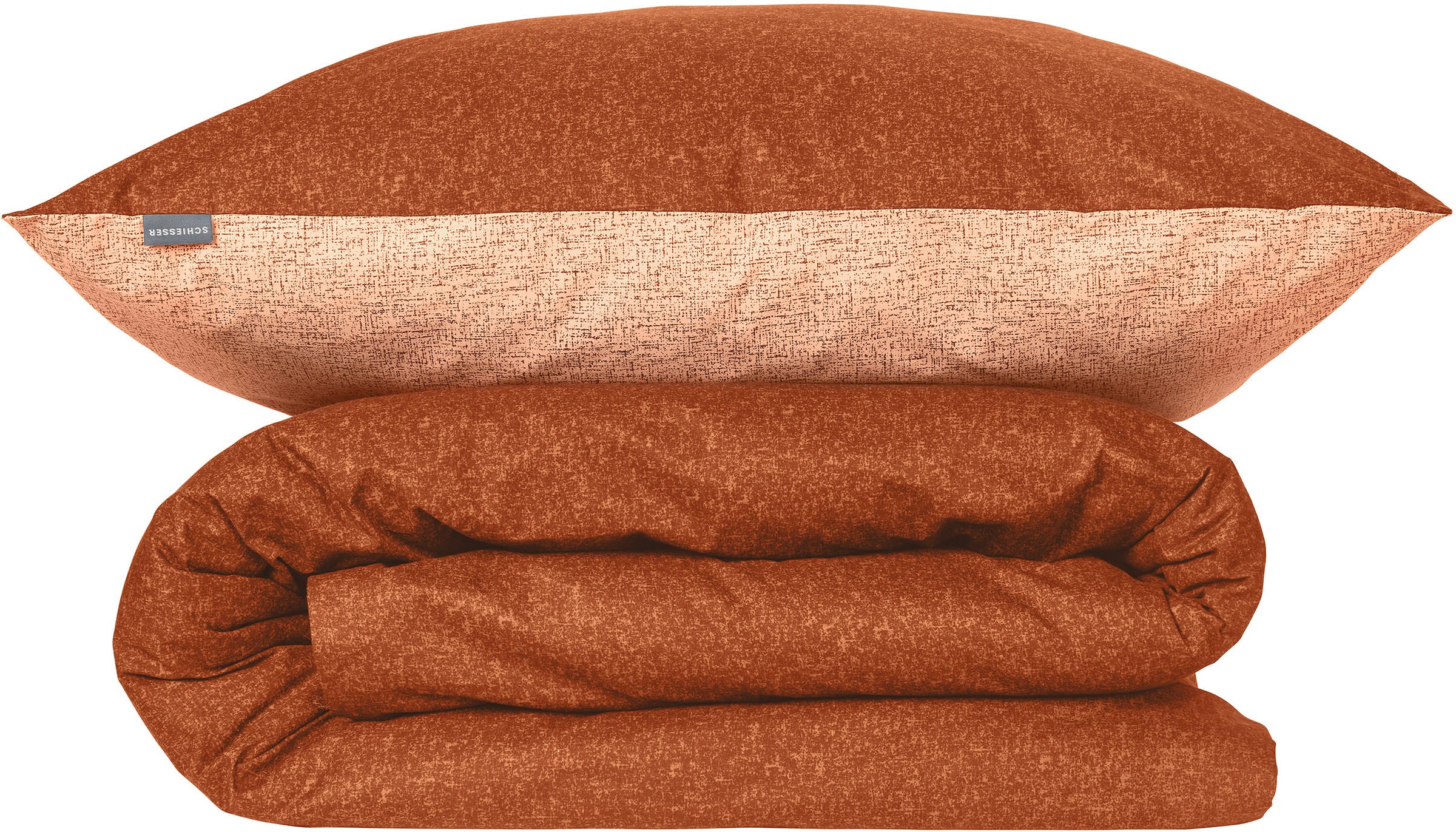 Schiesser Wendebettwäsche "Vinnie aus weicher Baumwolle mit edlem Melangeef günstig online kaufen