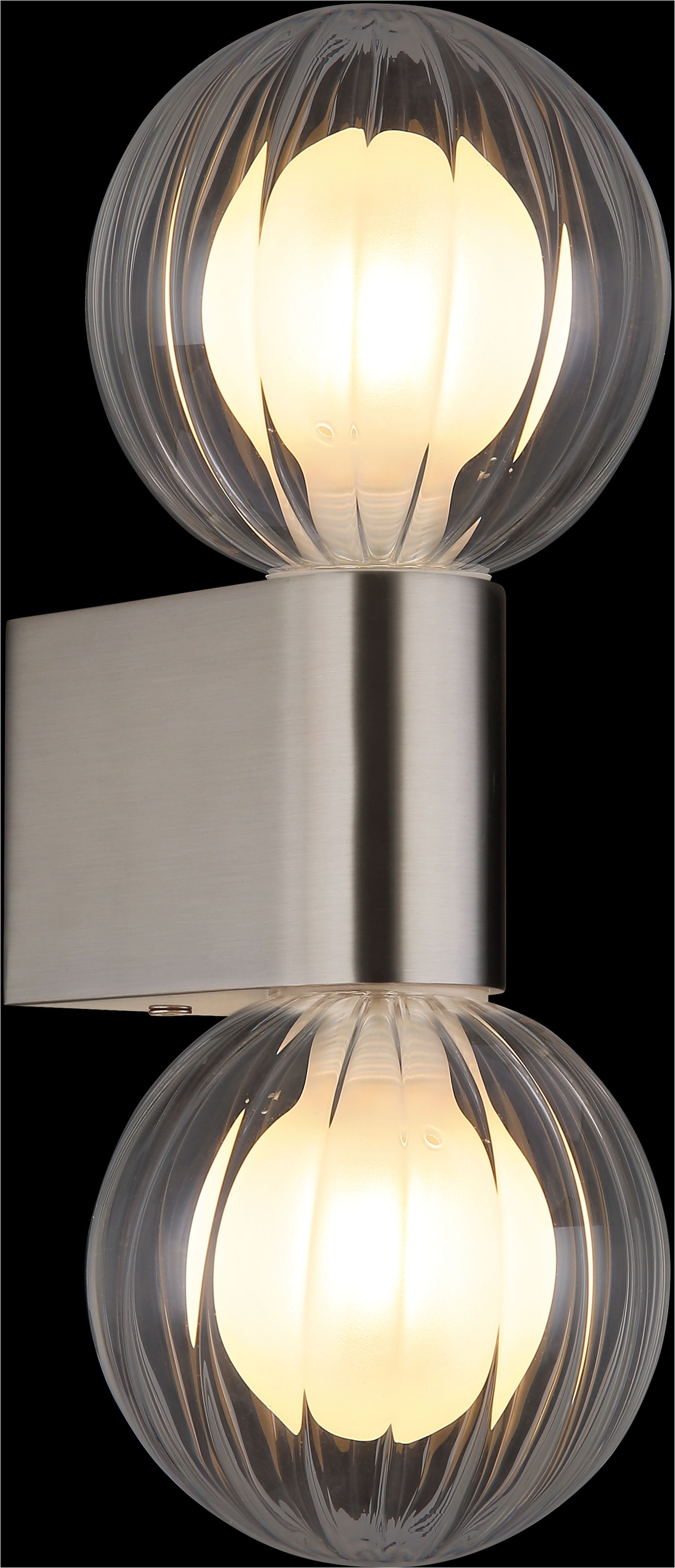 GLOBO LIGHTING Wandleuchte »ANDER«, Leuchtmittel G9 | ohne Leuchtmittel, Wandlampe/Spot/Glas klar/Wohnzimmer/Flur/3000K/IP44/Kugel