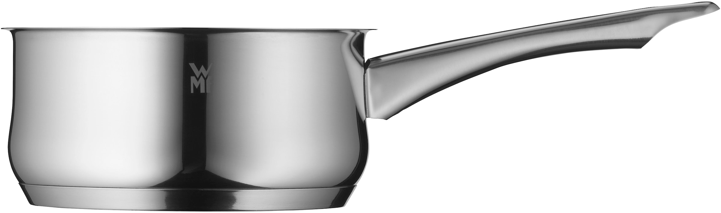 WMF Kasserolle »Diadem Plus«, Cromargan® Edelstahl Rostfrei 18/10, (2 tlg.), breiter Schüttrand, außergewöhnliches Design, spülmaschinengeeignet