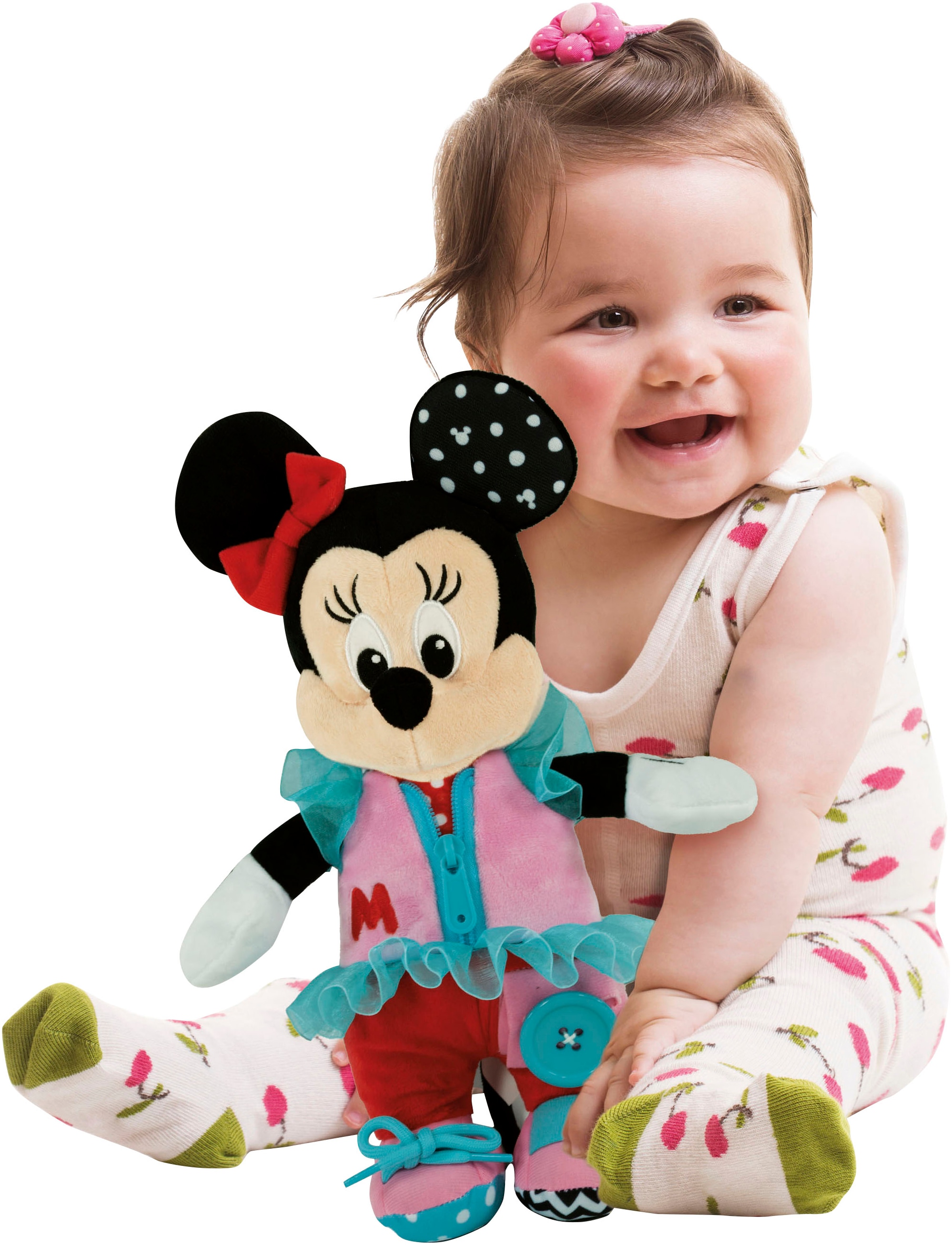 Clementoni® Stoffpuppe »Disney Baby, Baby Minnie Dress up«