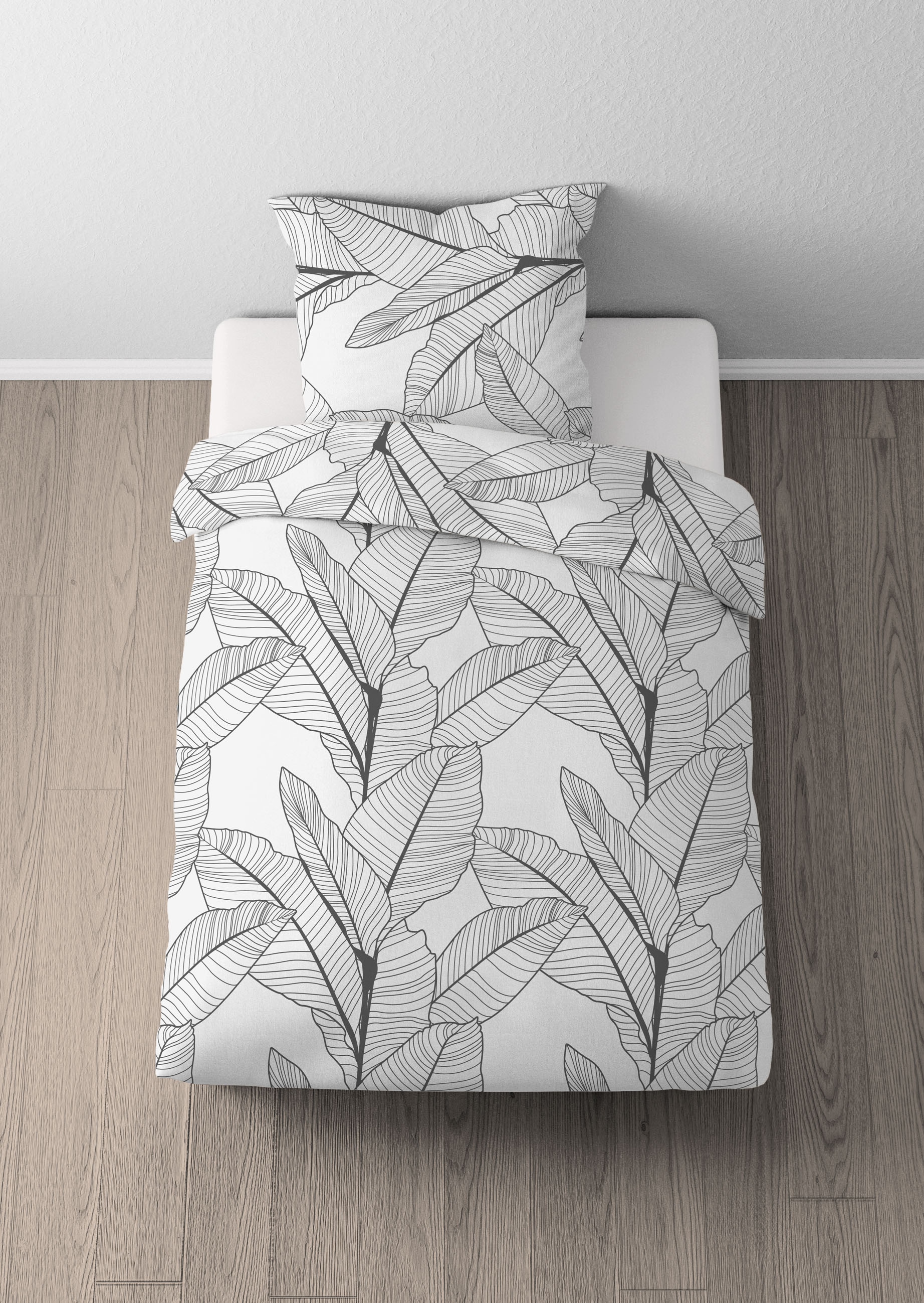 Castell - Markenbettwäsche Bettwäsche »260997« 2 Seersucker, bügelfrei, pflegeleicht, Reißverschluss, ganzjährig