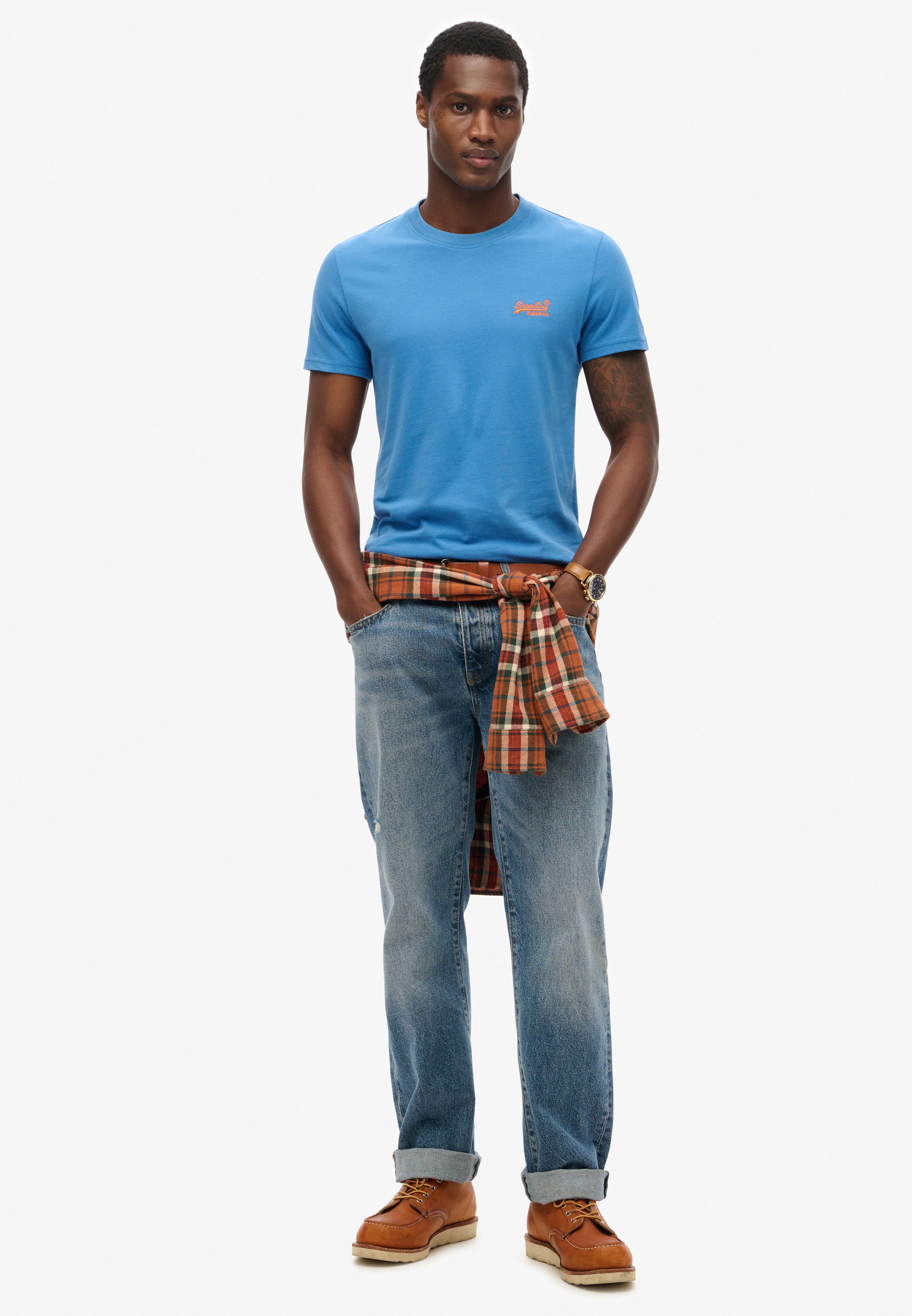 Superdry Rundhalsshirt »ESSENTIAL LOGO EMB TEE«