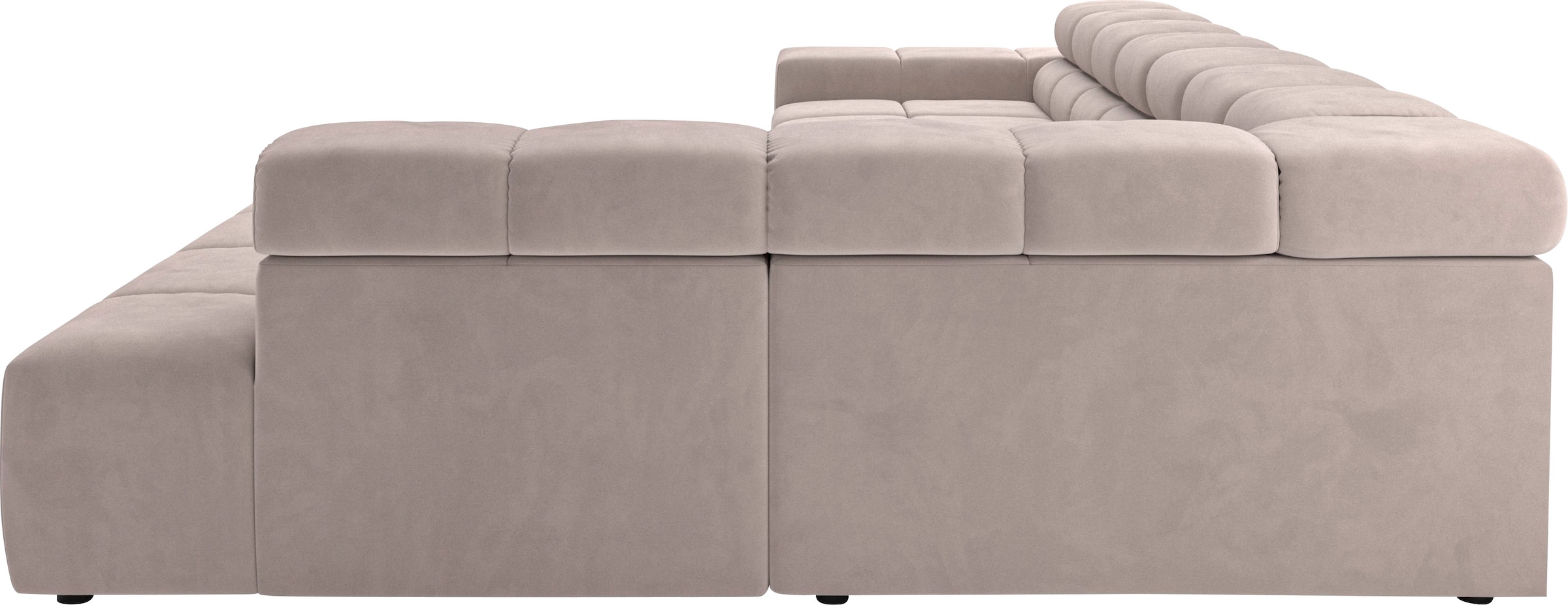 INOSIGN Ecksofa »Ancona incl. Kopfteilverstellung, OTTOs Choice, Breite 319cm, L-Form«, wahlweise motorische Sitztiefenverstellung, auch in Cord + Easy Care