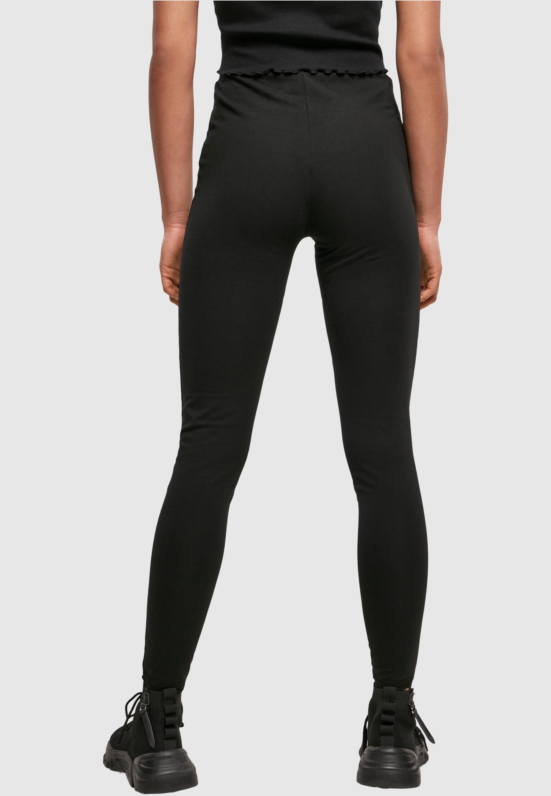 URBAN CLASSICS Leggings »Urban Classics Damen Ladies Lace Hem Leggings«, (1 tlg.)