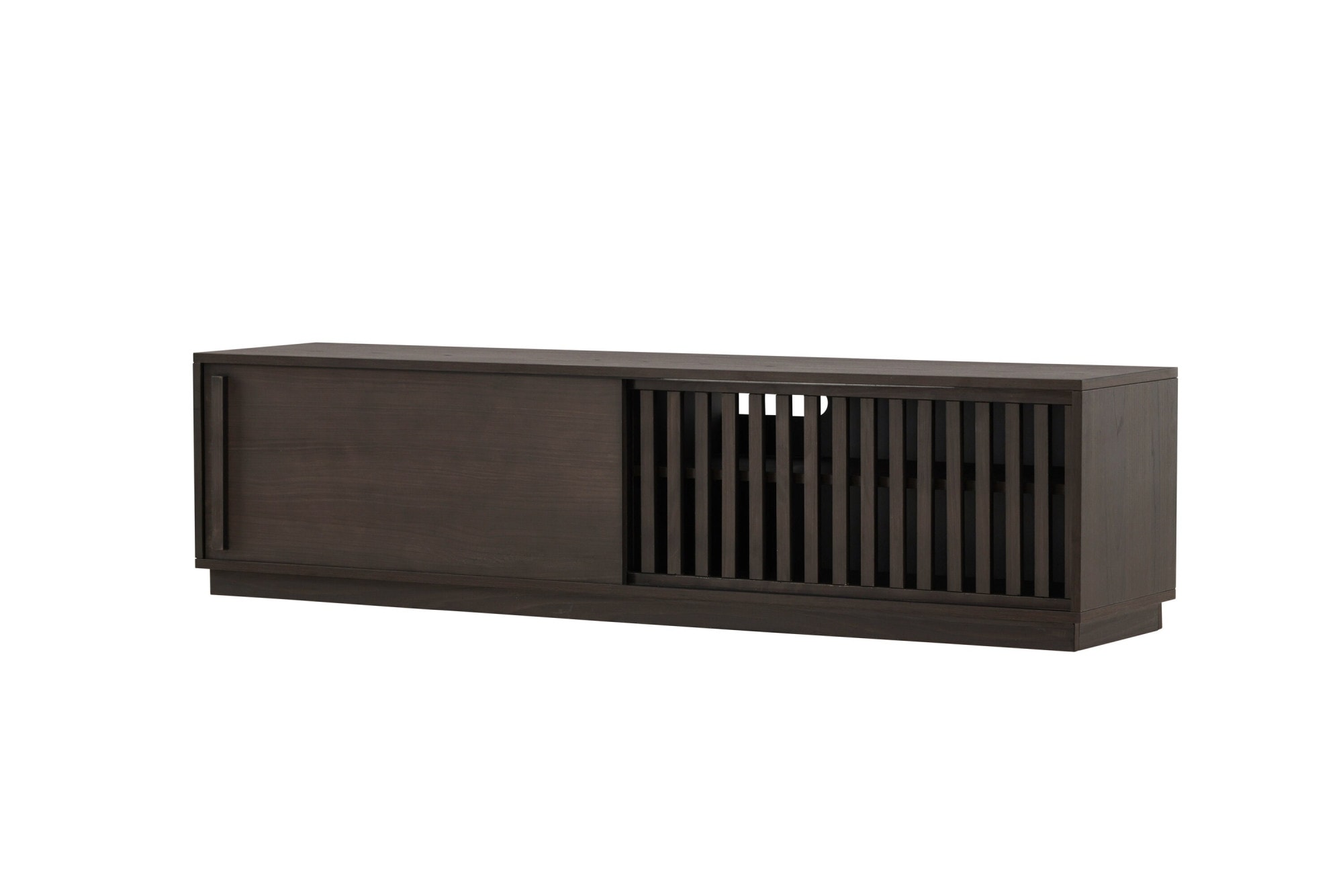 Venture Home TV-Bank »Lugo, TV-Bank, Skandinavisch, Breite 180 cm« TV-Möbel, Lackierung, dunkel, wohnlich, stilvoll, einladend