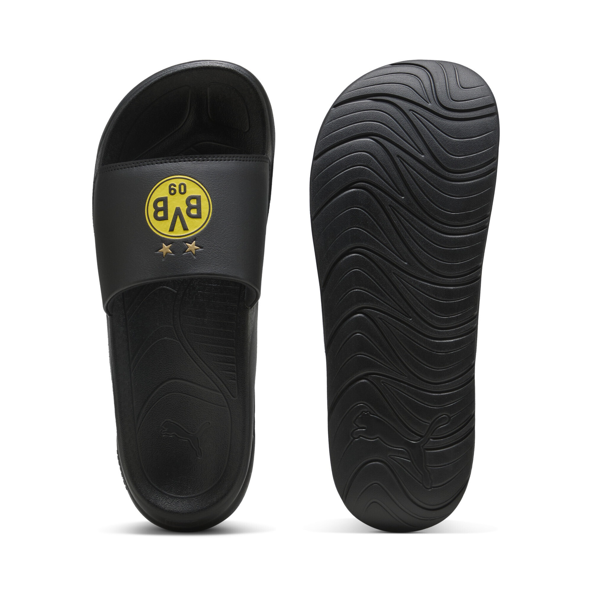 PUMA Sandale »Softride Teamcat BVB Slides Erwachsene«